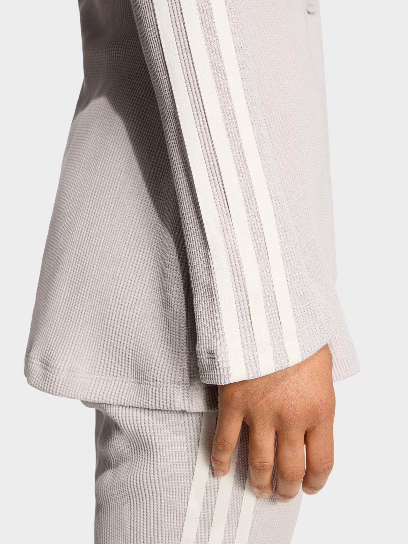 adidas-originals-womens-button-down-top-greydetail