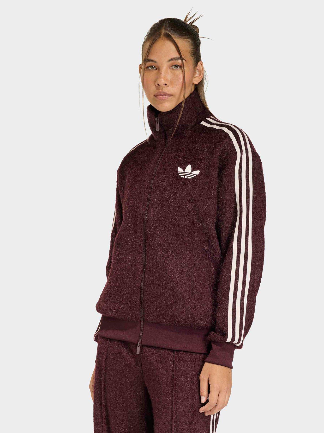 adidas Originals Womens Mohair Fire Bird Track Top - Red