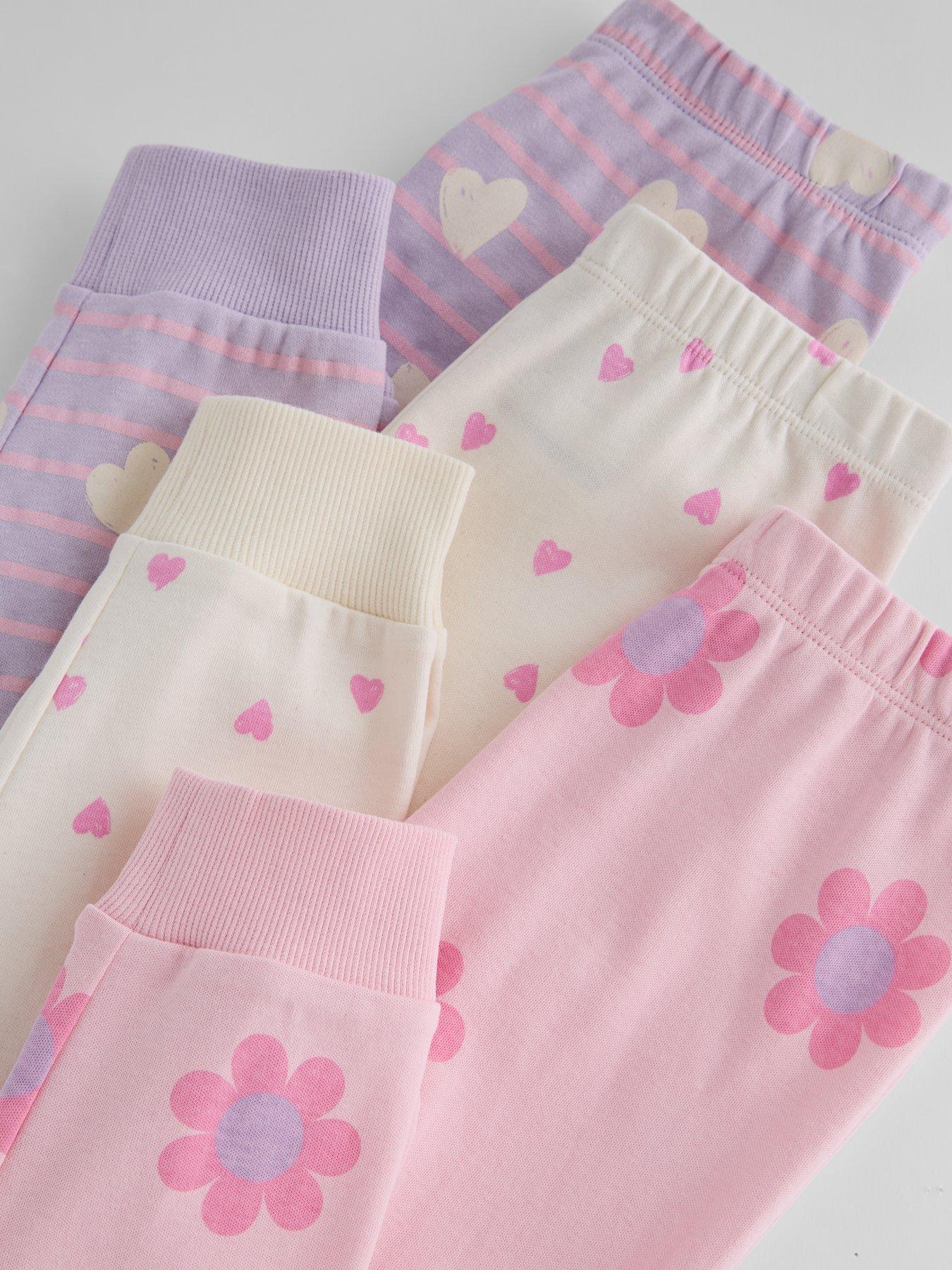 Image 5 of 5 of The Very Collection Girls 3 Pack Short Sleeve Pyjamas - Pink