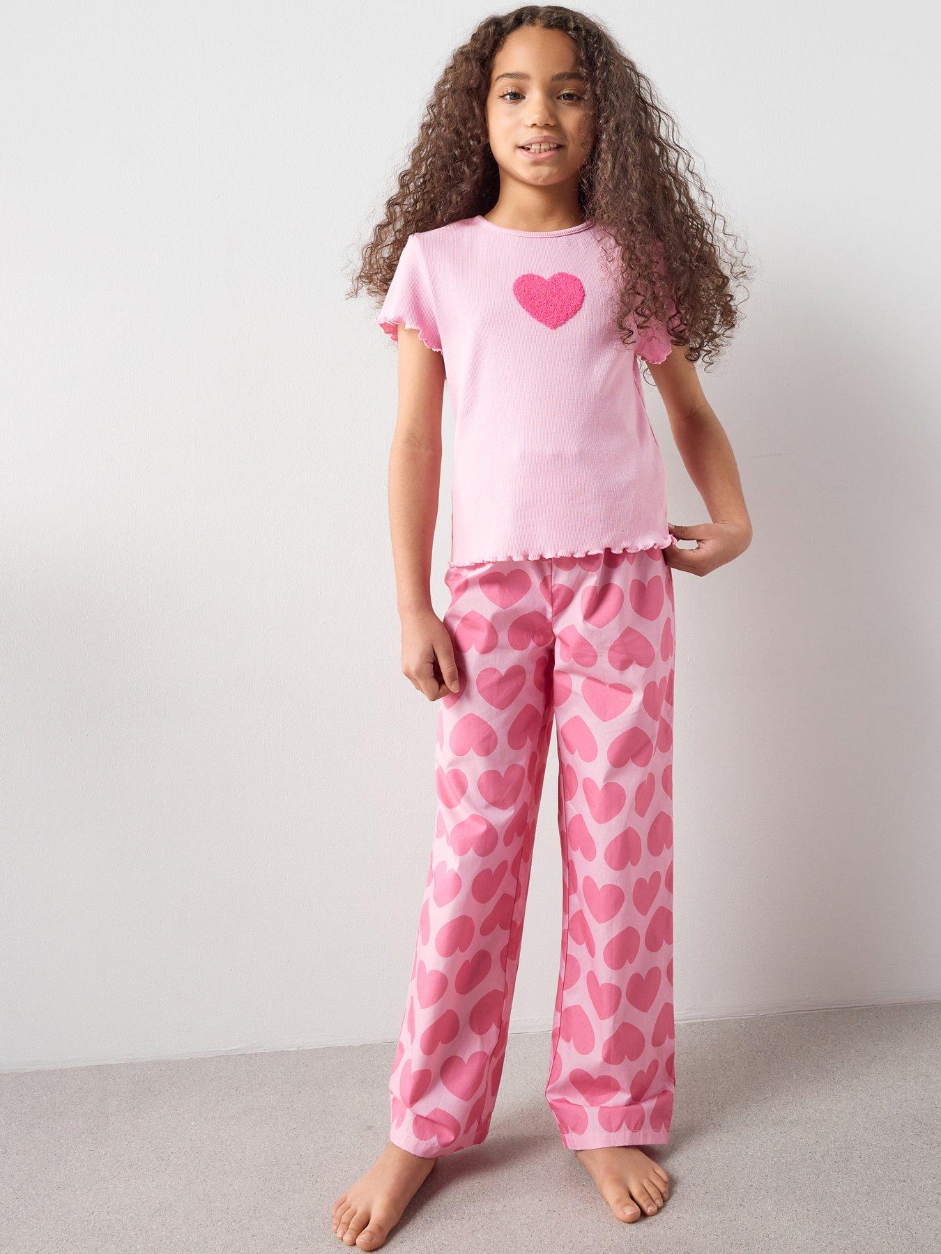 the-very-collection-girls-love-heart-valentines-pyjama-set-pinkback