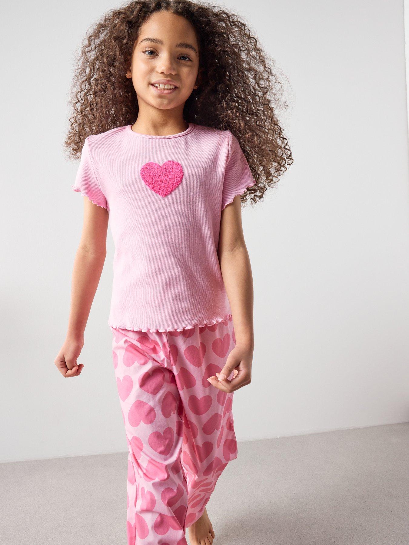 the-very-collection-girls-love-heart-valentines-pyjama-set-pinkdetail