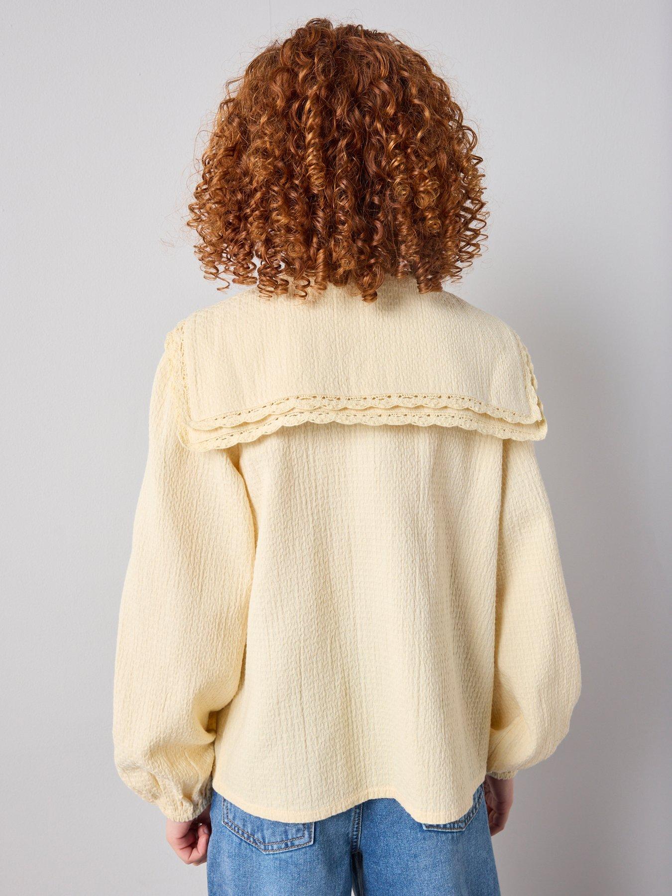 the-very-collection-girls-double-collar-shirt-lemonstillFront