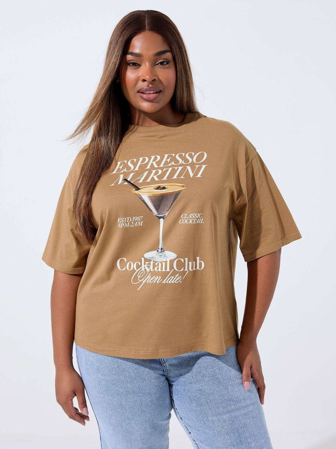 yours-curve-espresso-martini-t-shirt-brown