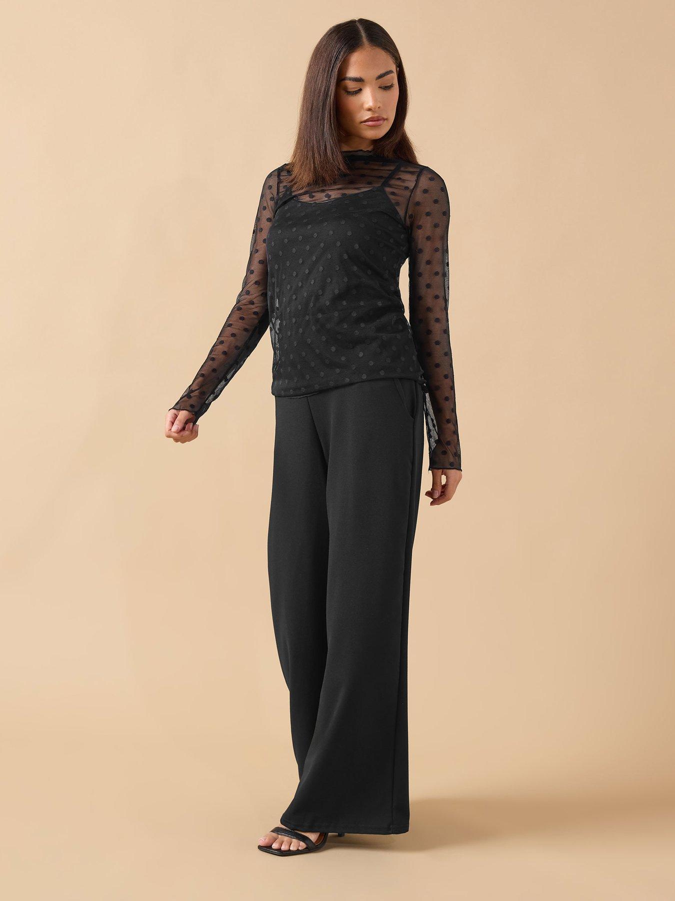 pixiegirl-petite-spot-mesh-long-sleeve-top-blackback