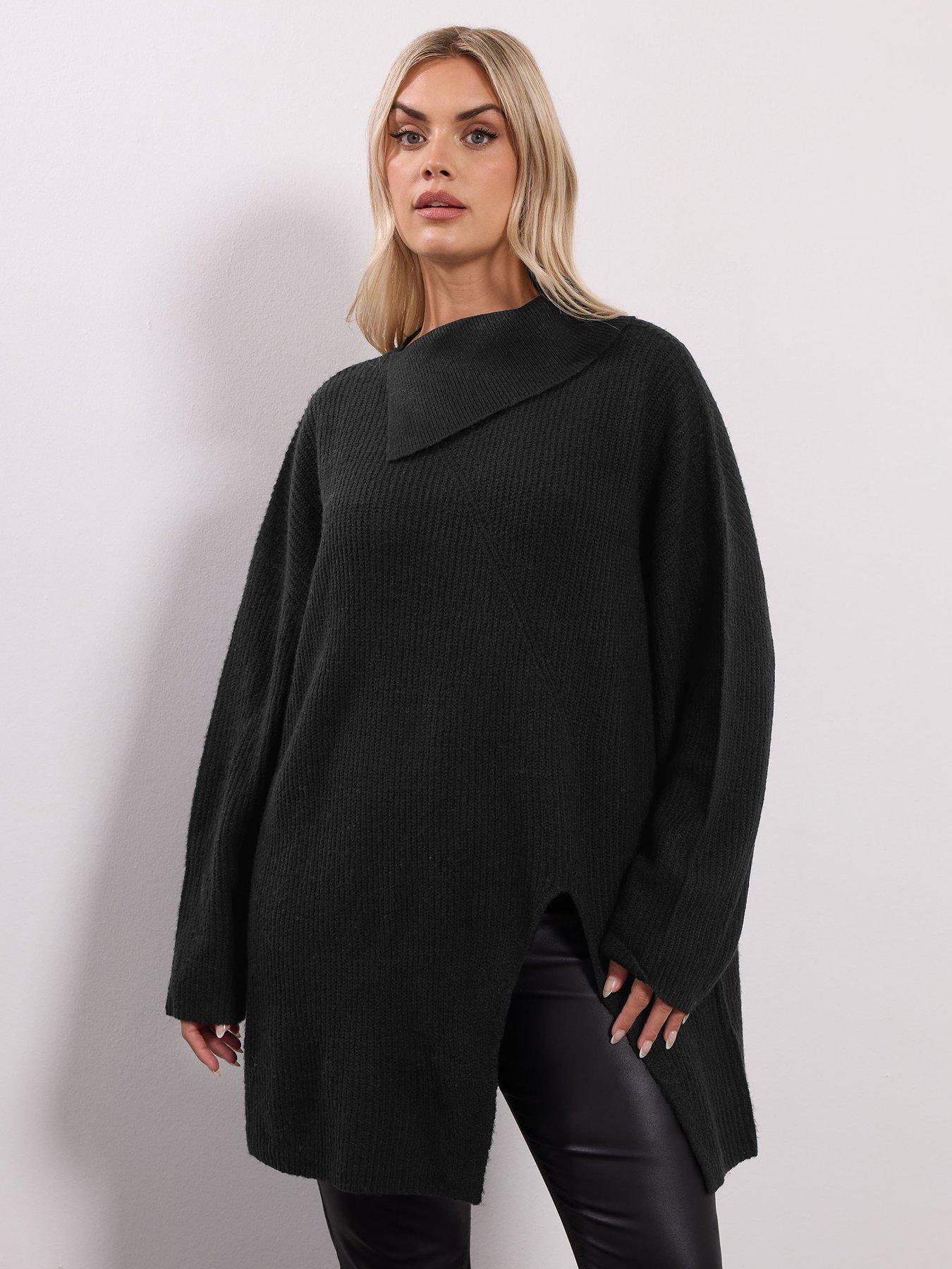 yours-curve-asymmetric-jumper-black