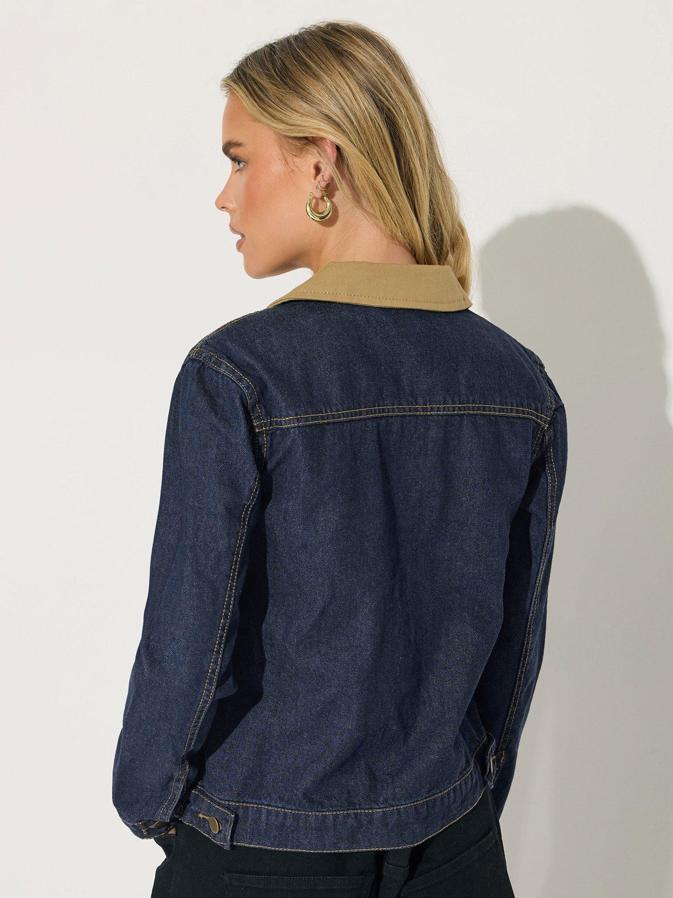 pixiegirl-petite-collar-denim-trucker-jacket-bluestillFront