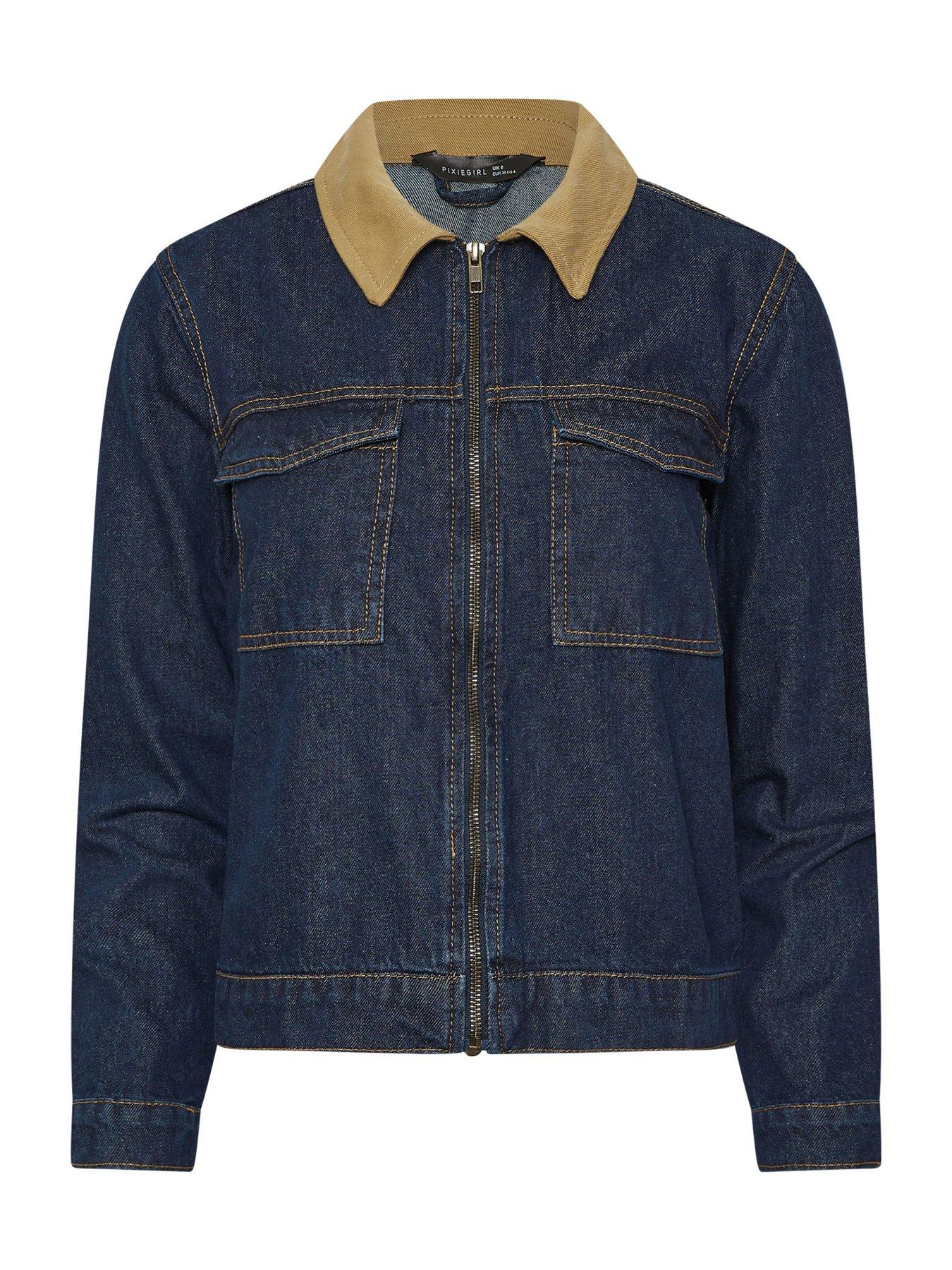 pixiegirl-petite-collar-denim-trucker-jacket-bluedetail