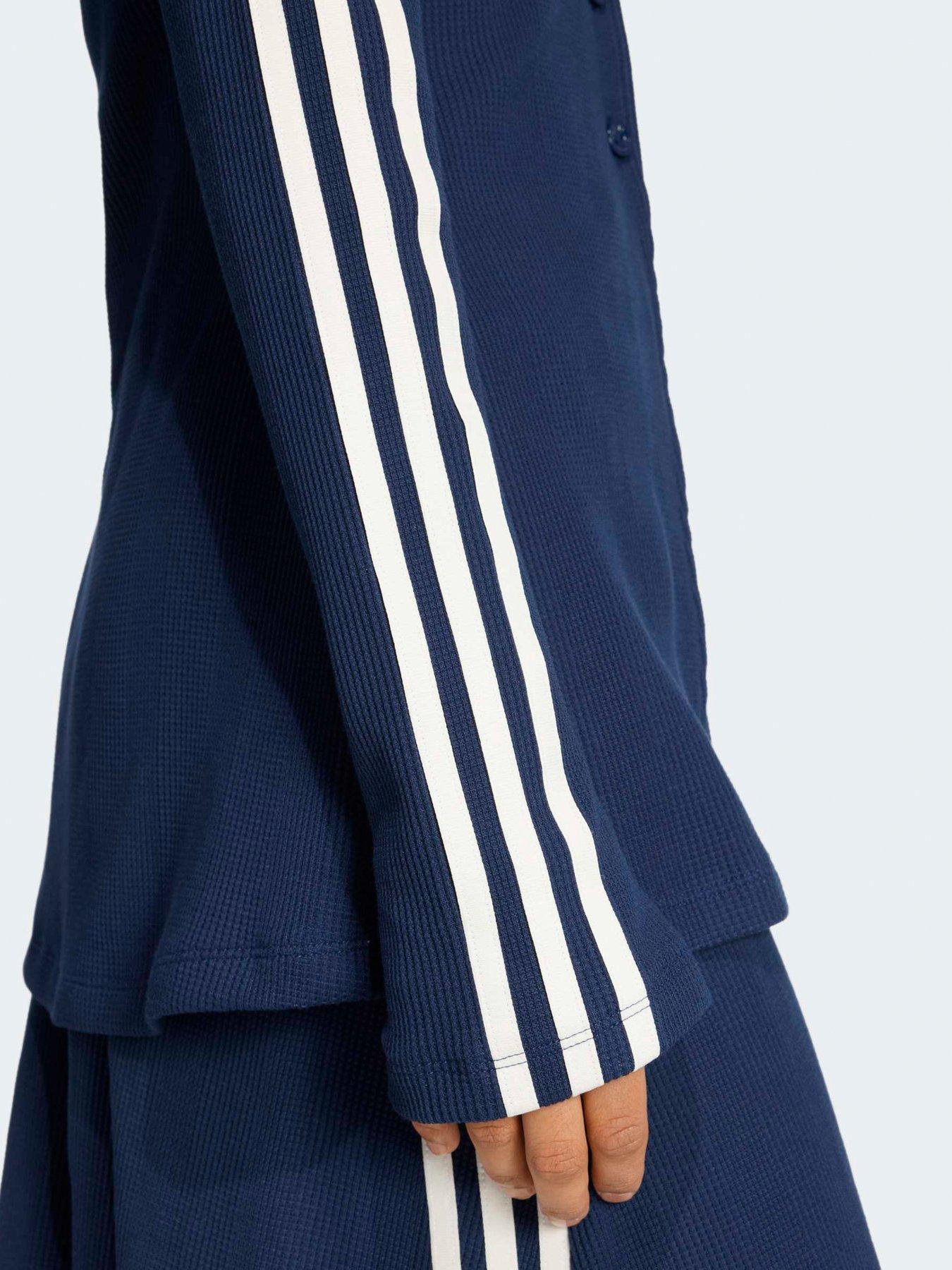 Image 5 of 5 of adidas Originals Womens Button Down Top - Blue