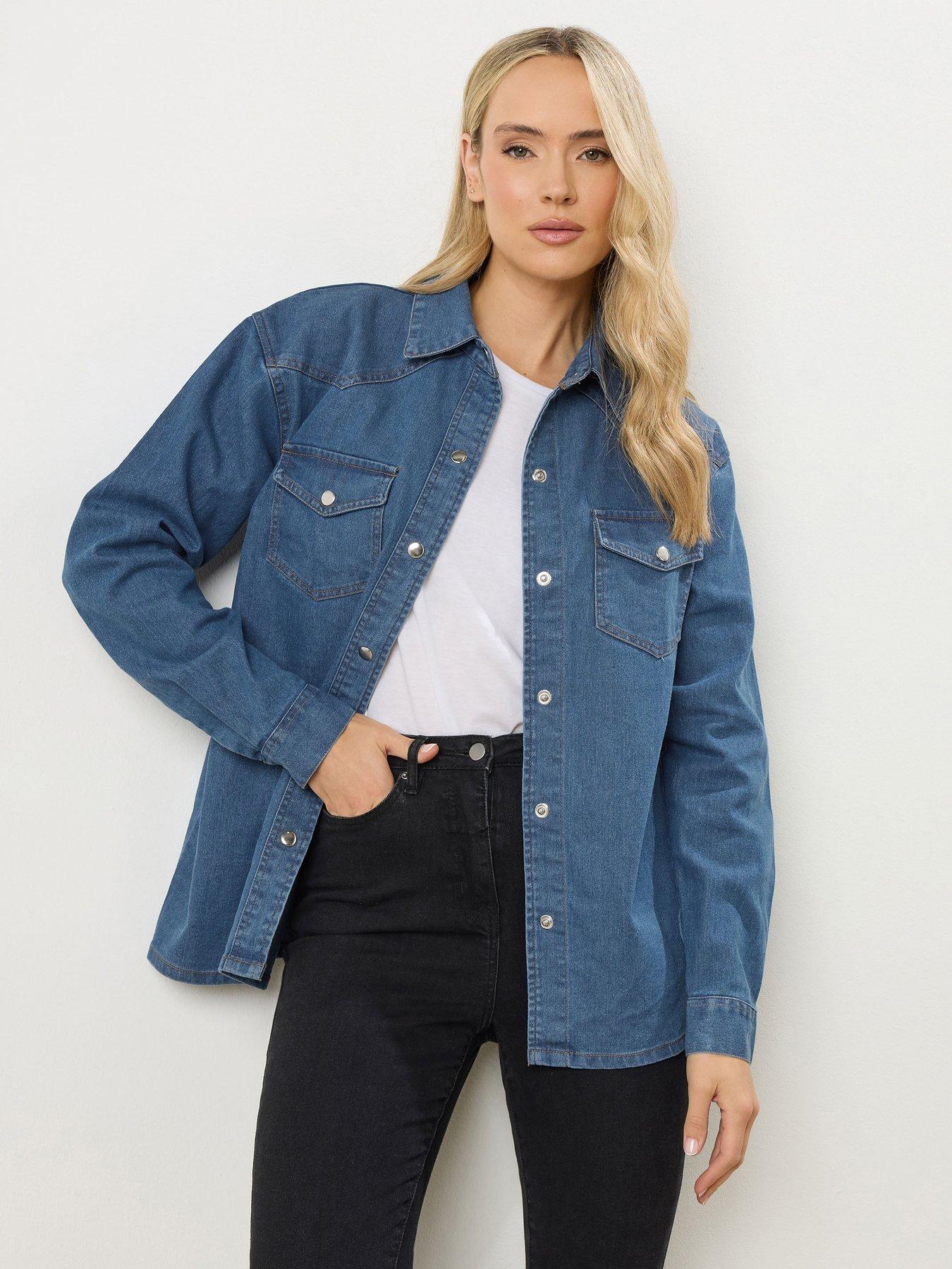 long-tall-sally-mid-wash-denim-shirt-blue