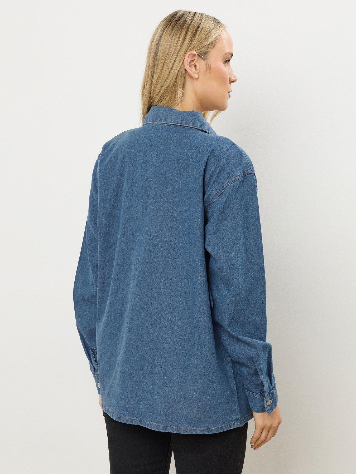 long-tall-sally-mid-wash-denim-shirt-bluestillFront