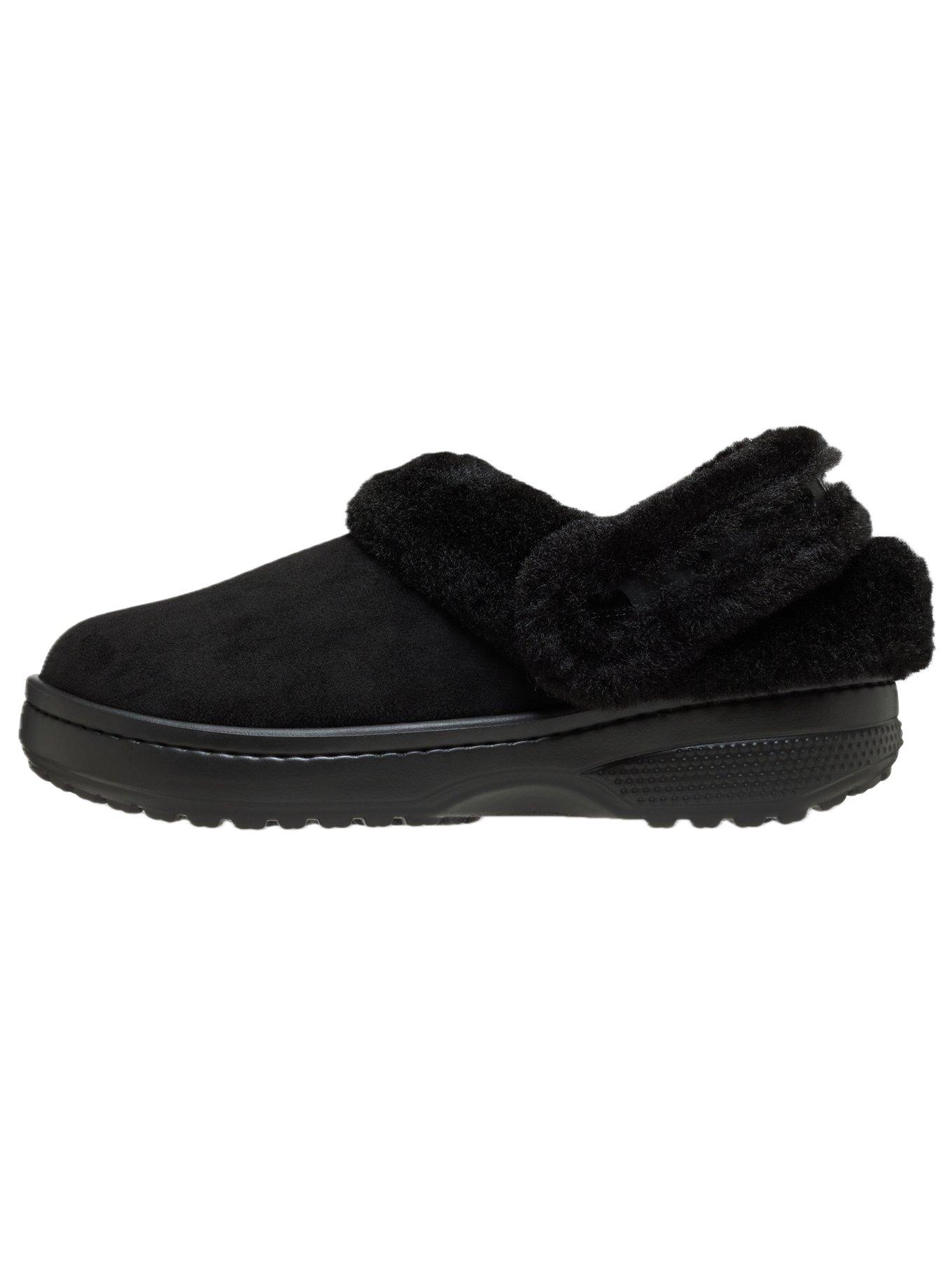 Image 7 of 7 of Crocs Men's Classic Unfurgettable Sueded Clog Sandal - Black