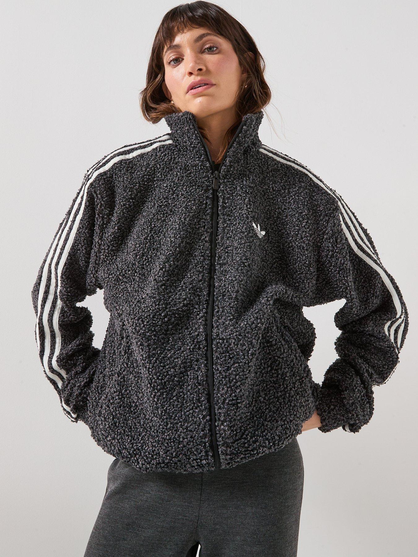 adidas Originals Womens Boucle Fire Bird Track Top - Black
