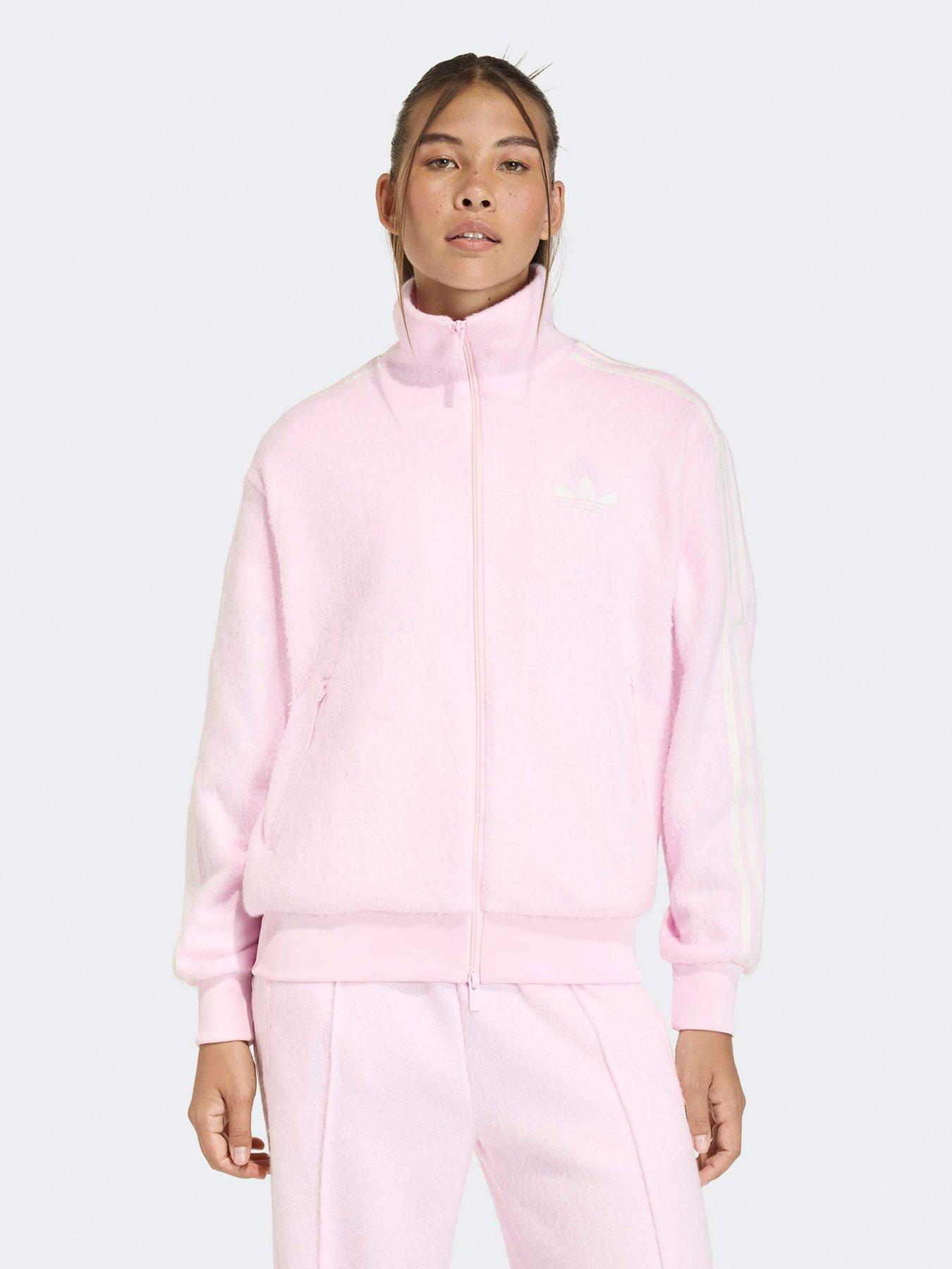 adidas Originals Womens Mohair Fire Bird Track Top - Pink