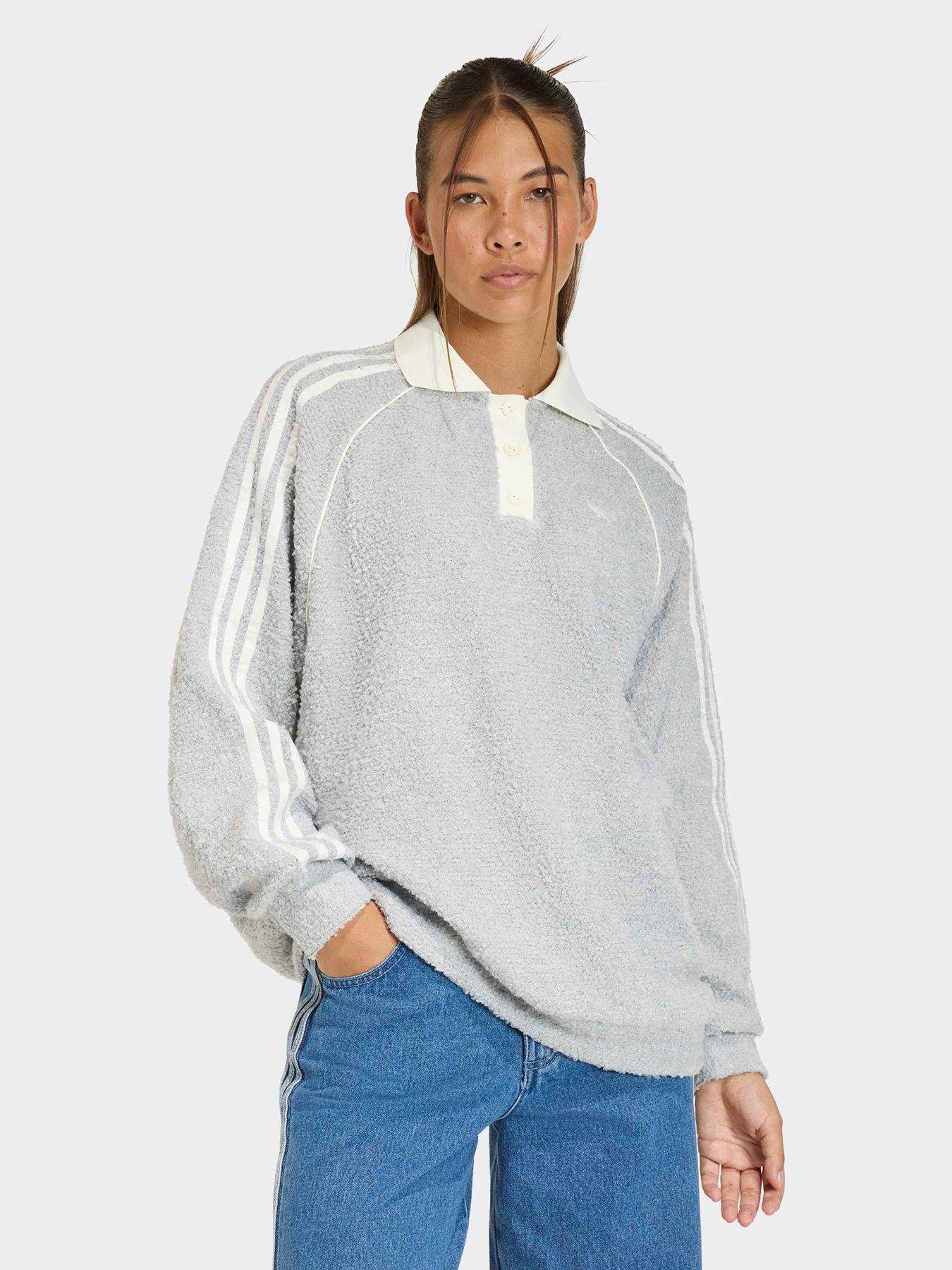 adidas-originals-womens-oversized-polo-crew-grey