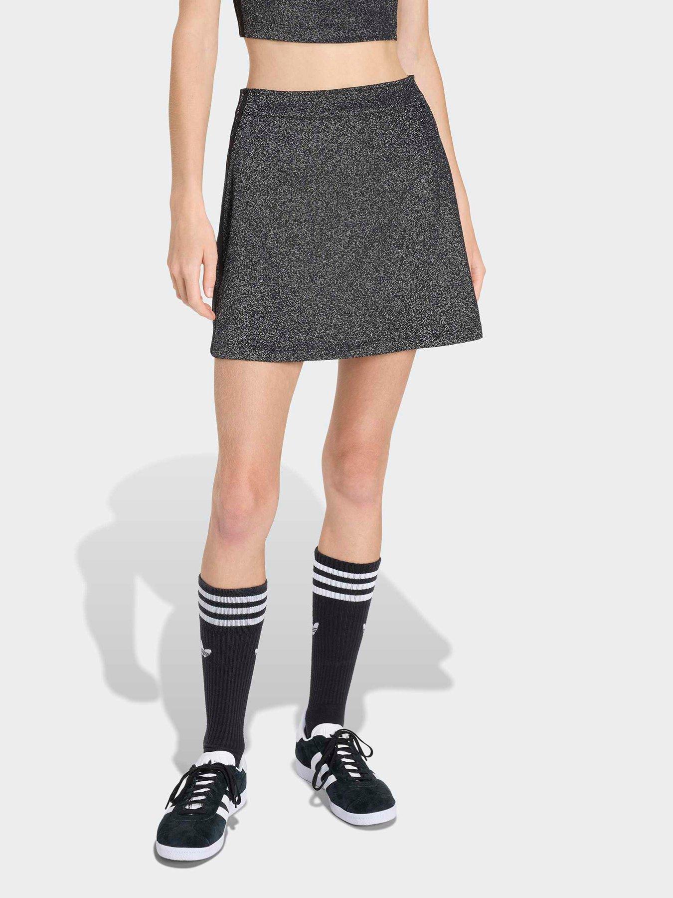 adidas Originals Womens Lurex Skirt - Black