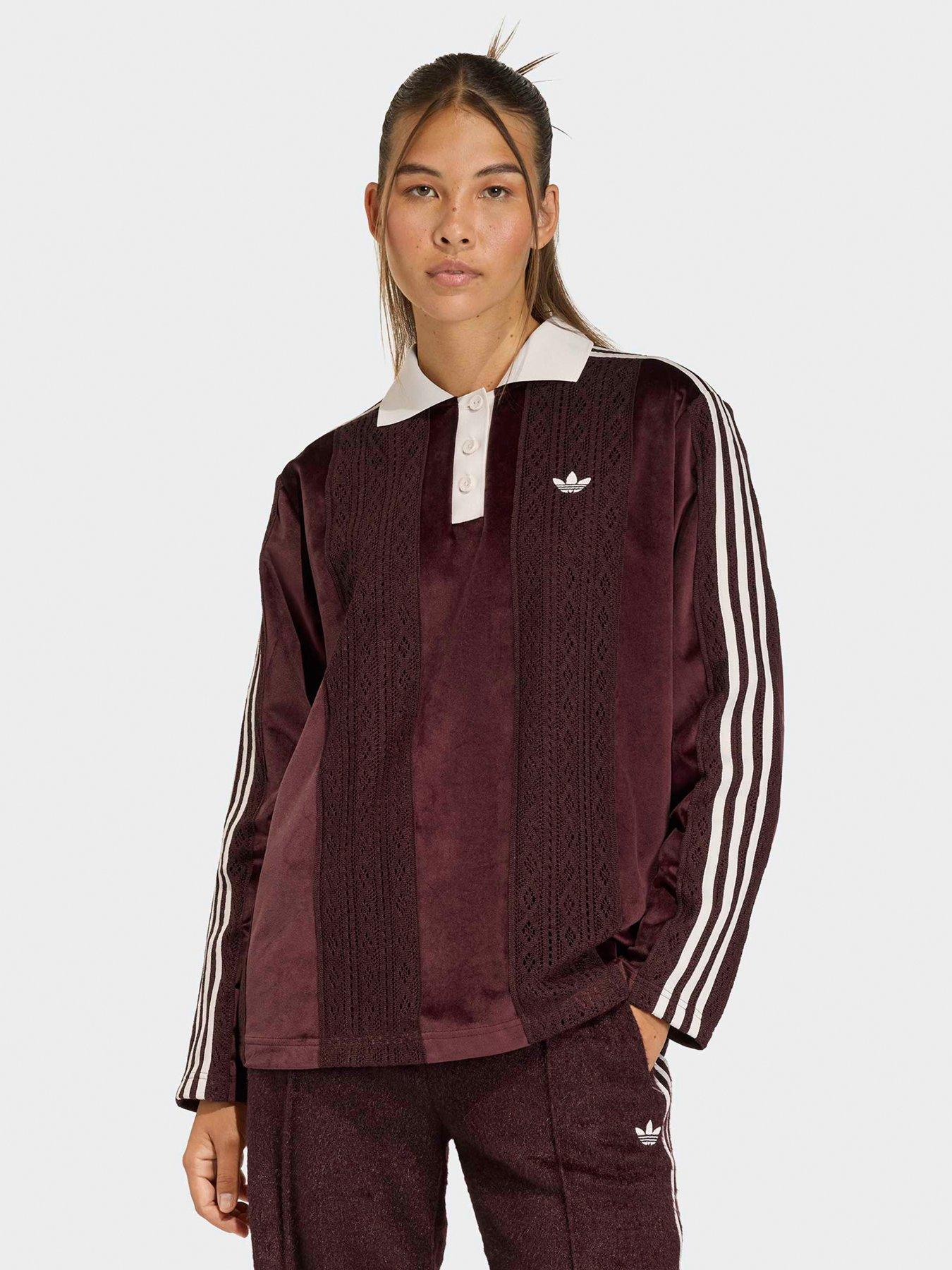 Image 1 of 5 of adidas Originals Womens Long Sleeve Jersey - Red