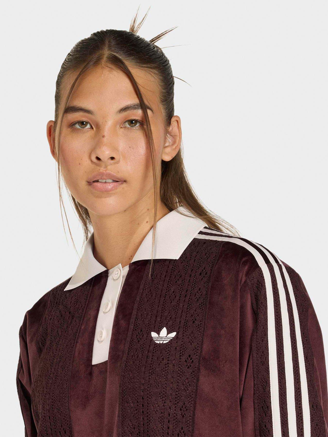 Image 4 of 5 of adidas Originals Womens Long Sleeve Jersey - Red