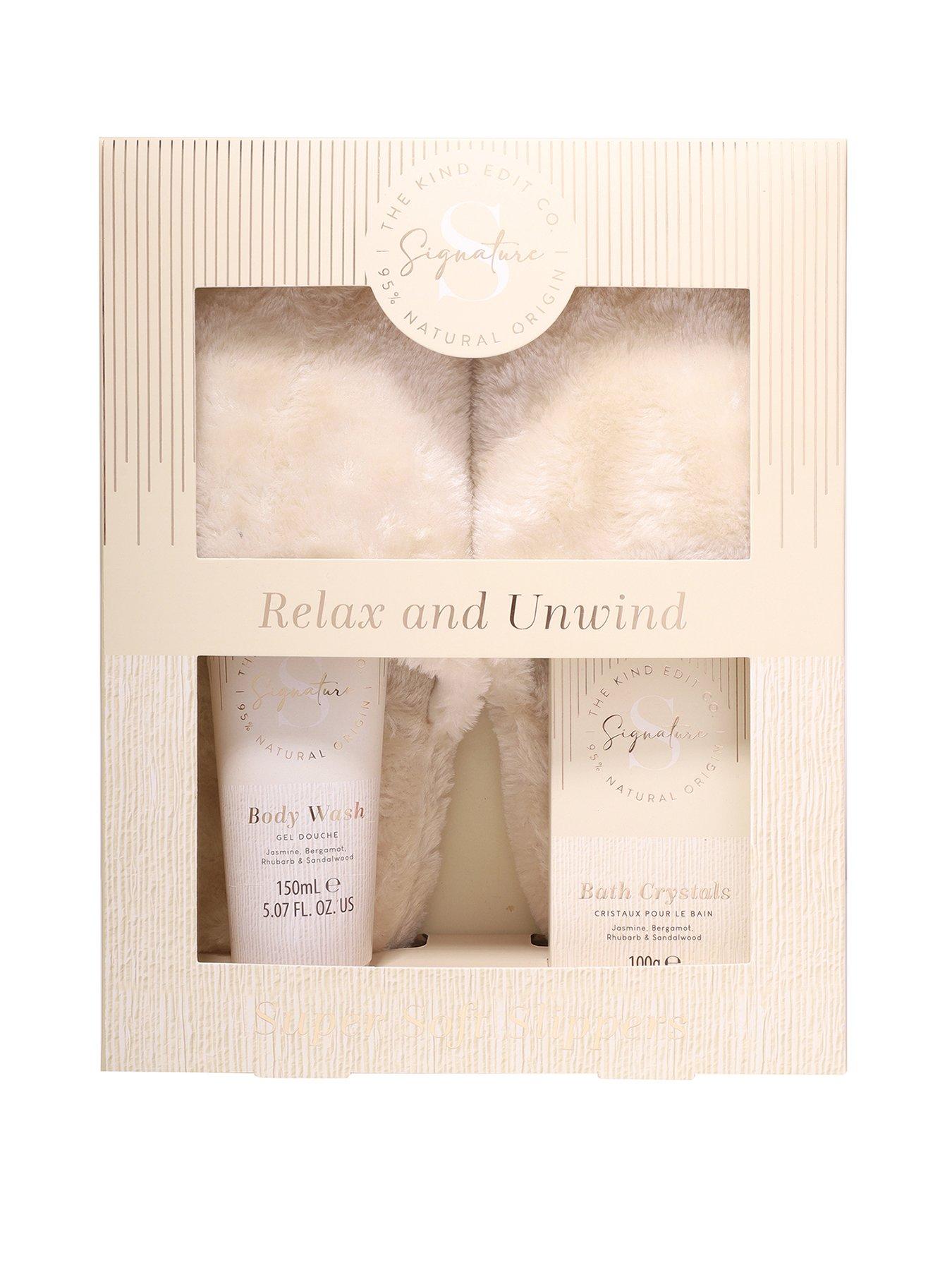 Image 1 of 3 of The Kind Edit Co. Slipper Set Relax and Unwind