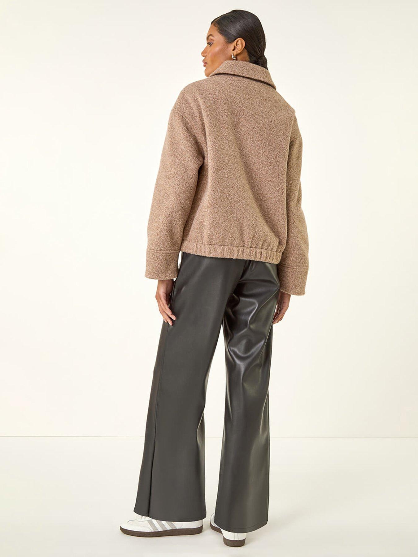 roman-boucle-bomber-jacket-greystillFront