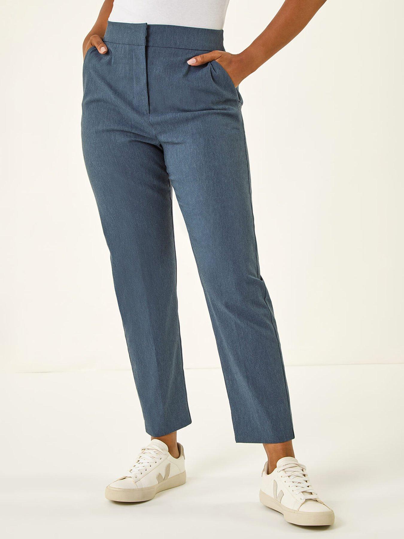 roman-petite-bengaline-smart-stretch-trouser-blue