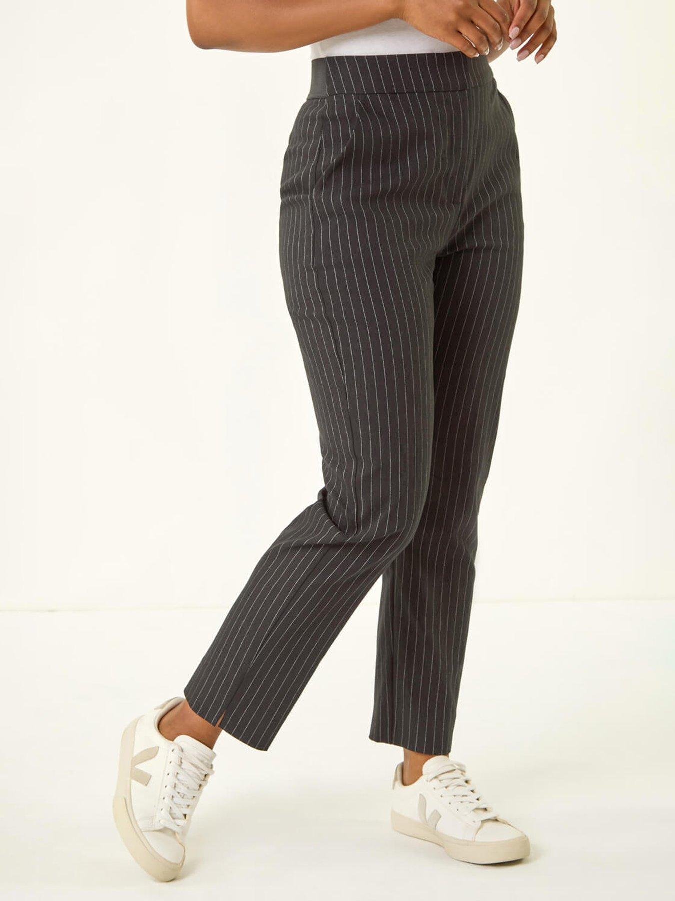 roman-petite-stripe-bengaline-stretch-trouser-black