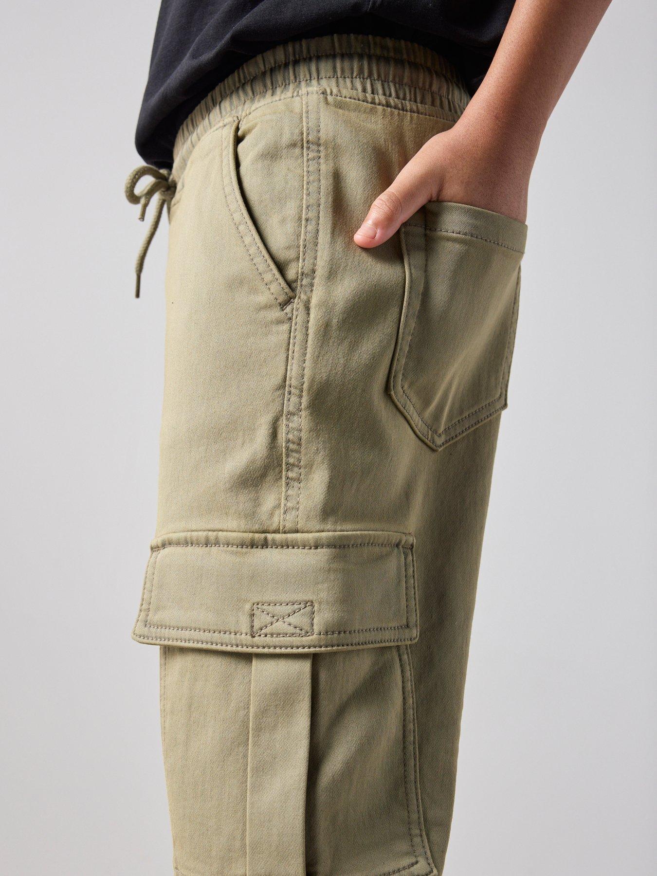 Image 6 of 7 of The Very Collection Boys Cargo Trousers - Khaki
