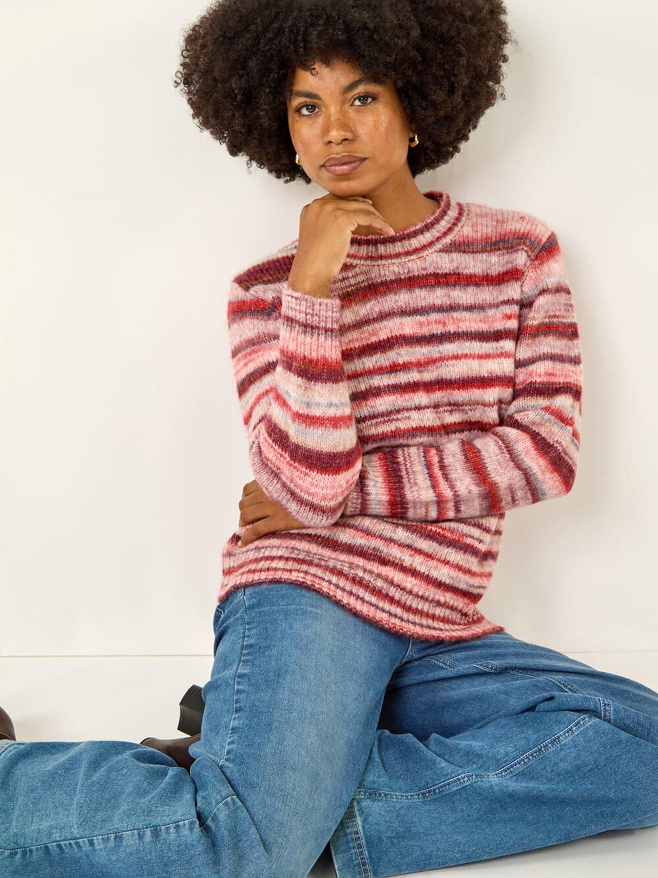 roman-space-dye-stripe-knit-jumper-redoutfit