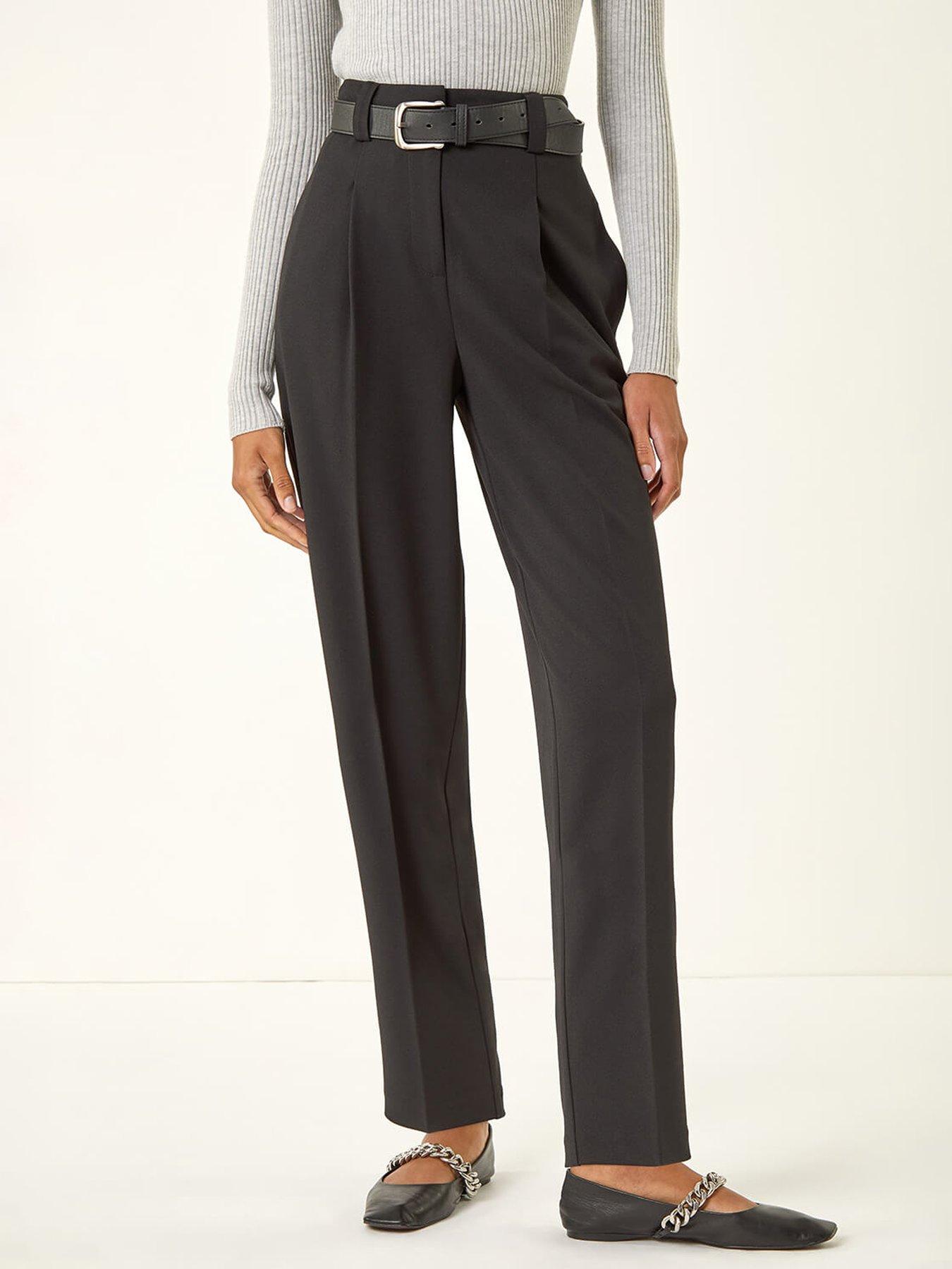 roman-smart-pleat-front-stretch-trouser-black