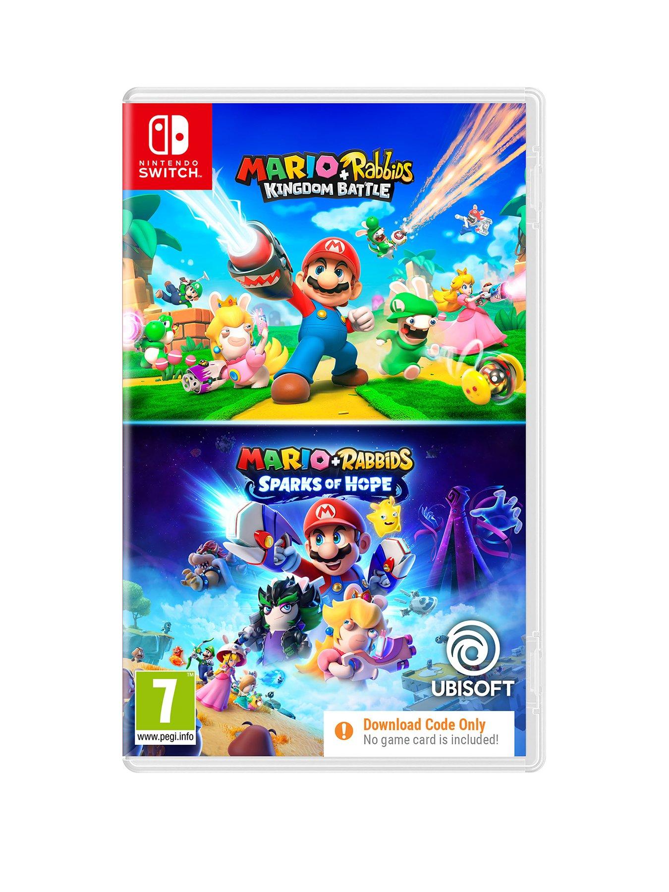 Nintendo Switch Mario + Rabbids: Kingdom Battle  &  Sparks of Hope Double Pack (Code in Box)