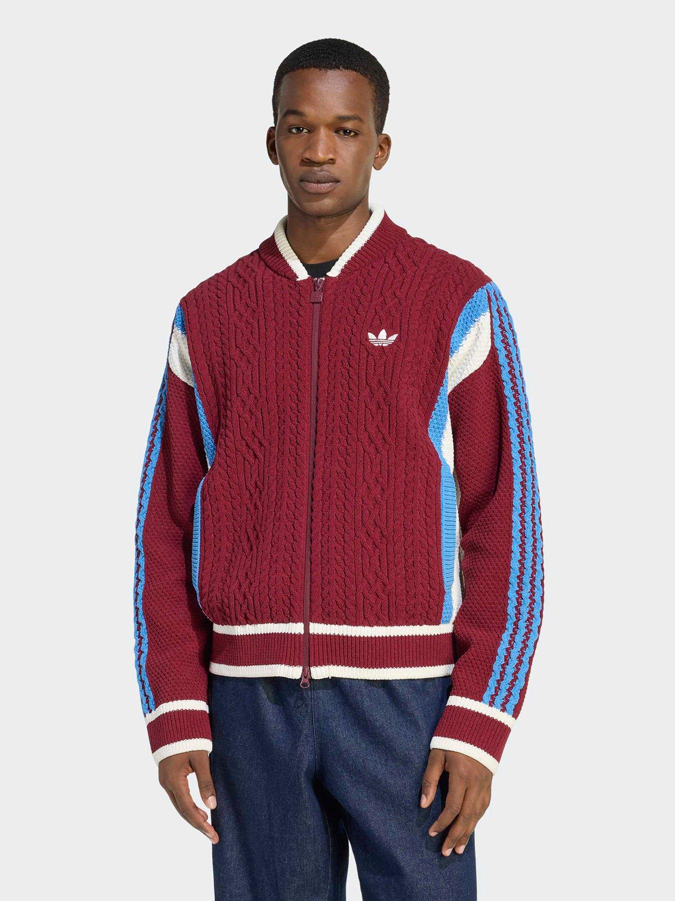 adidas-originals-mens-wicons-cardigan-red