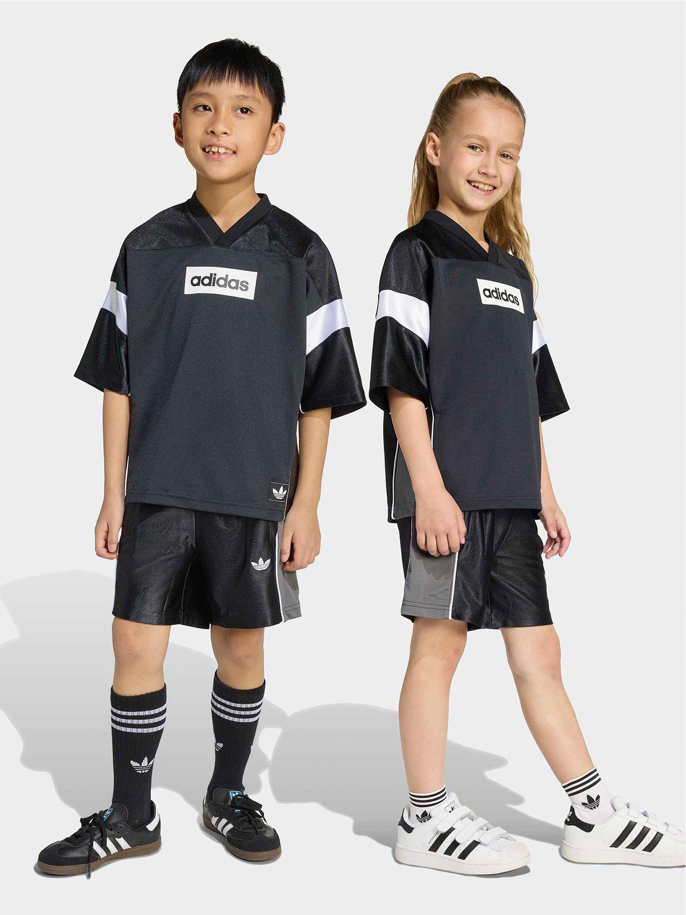 adidas-originals-kids-unisex-short-t-shirt-set-black