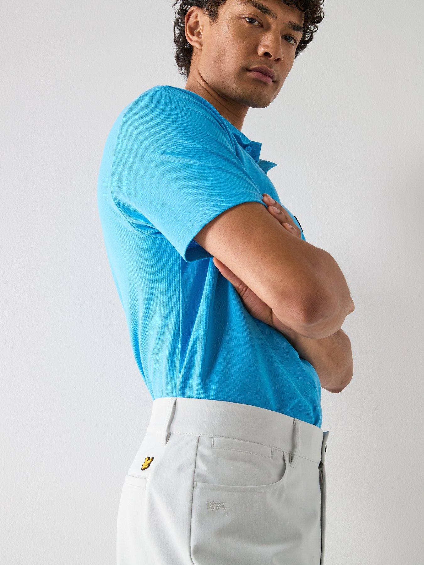 Image 4 of 6 of Lyle & Scott Golf Mens Golf 5 Pocket Golf Shorts - Beige