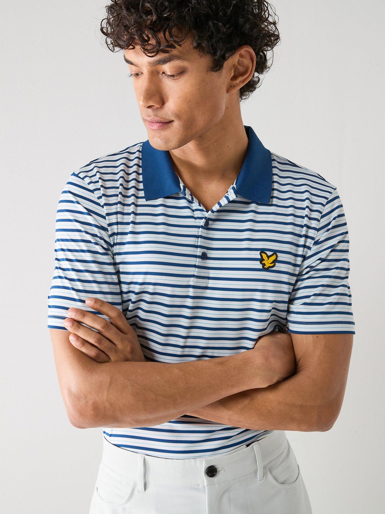 lyle-scott-golf-mens-striped-polo-whiteblueoutfit