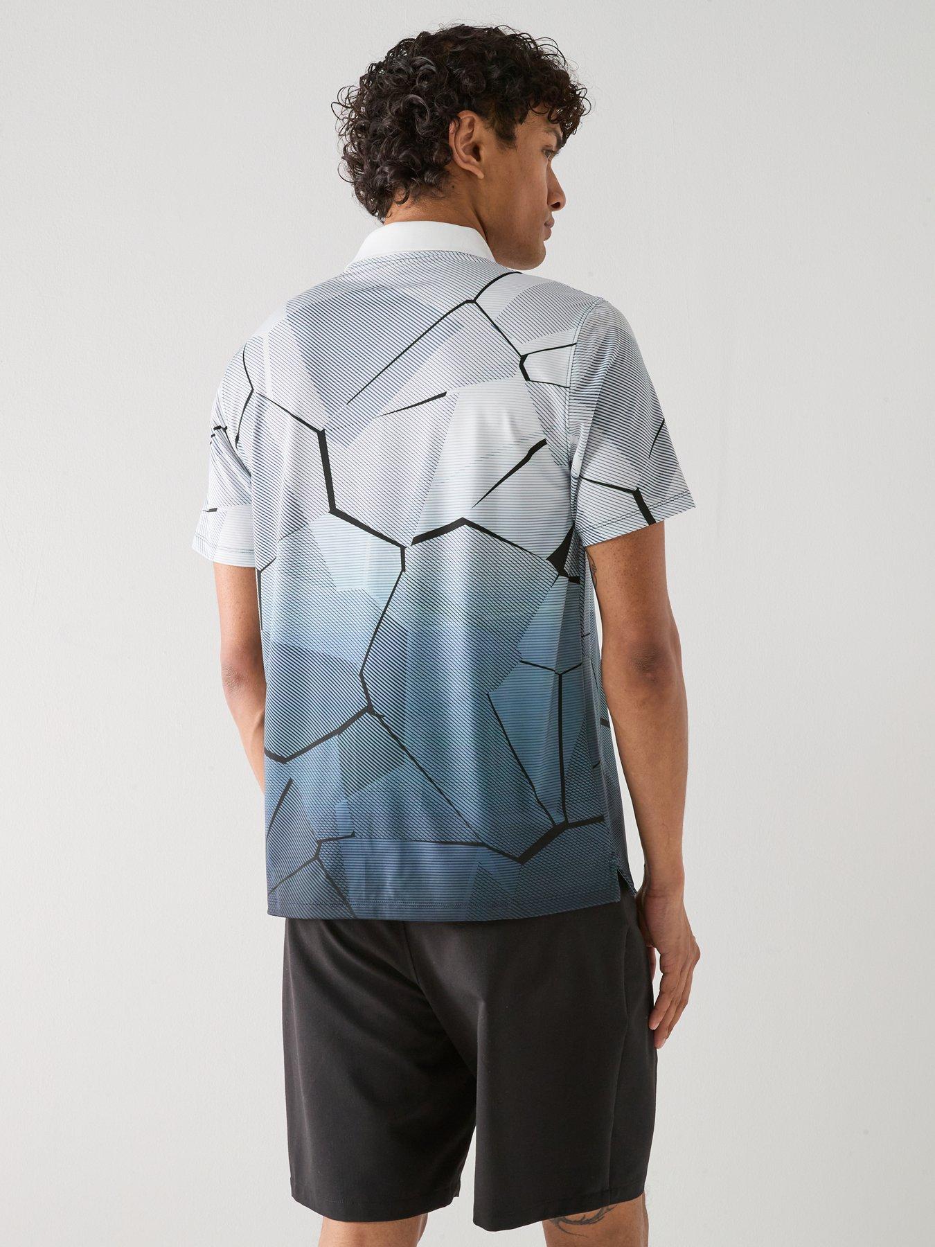lyle-scott-golf-mens-golf-golf-geometric-print-polo-greystillFront