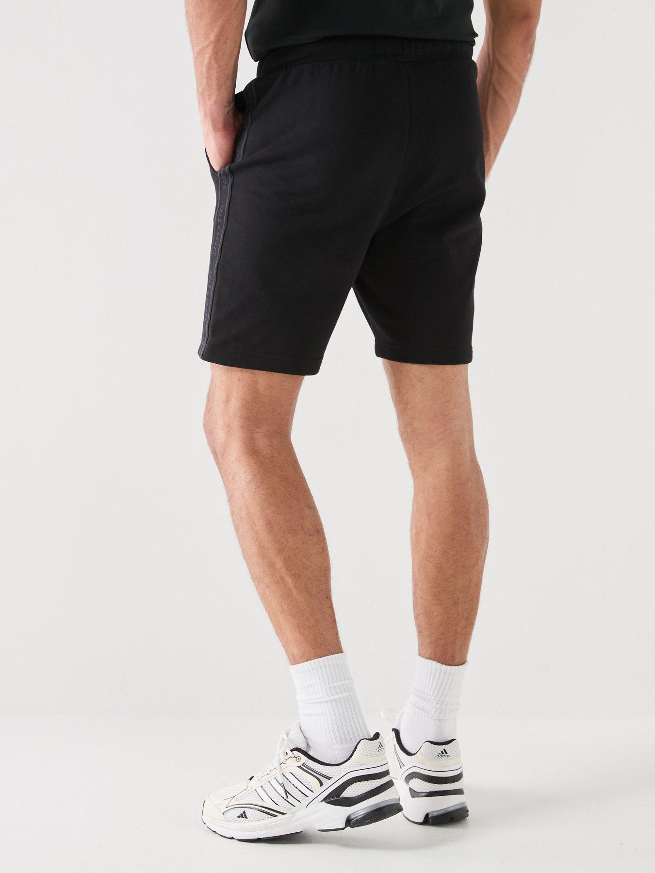 Image 2 of 5 of Lyle & Scott Sport Mens Embossed Tape Shorts - Black