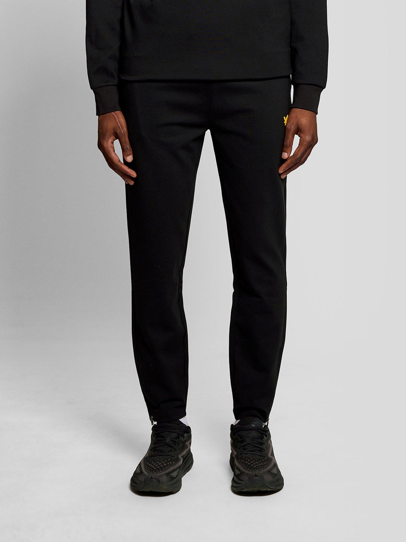 Lyle & Scott Sport Mens Fly Fleece Tracksuit Bottoms - Black