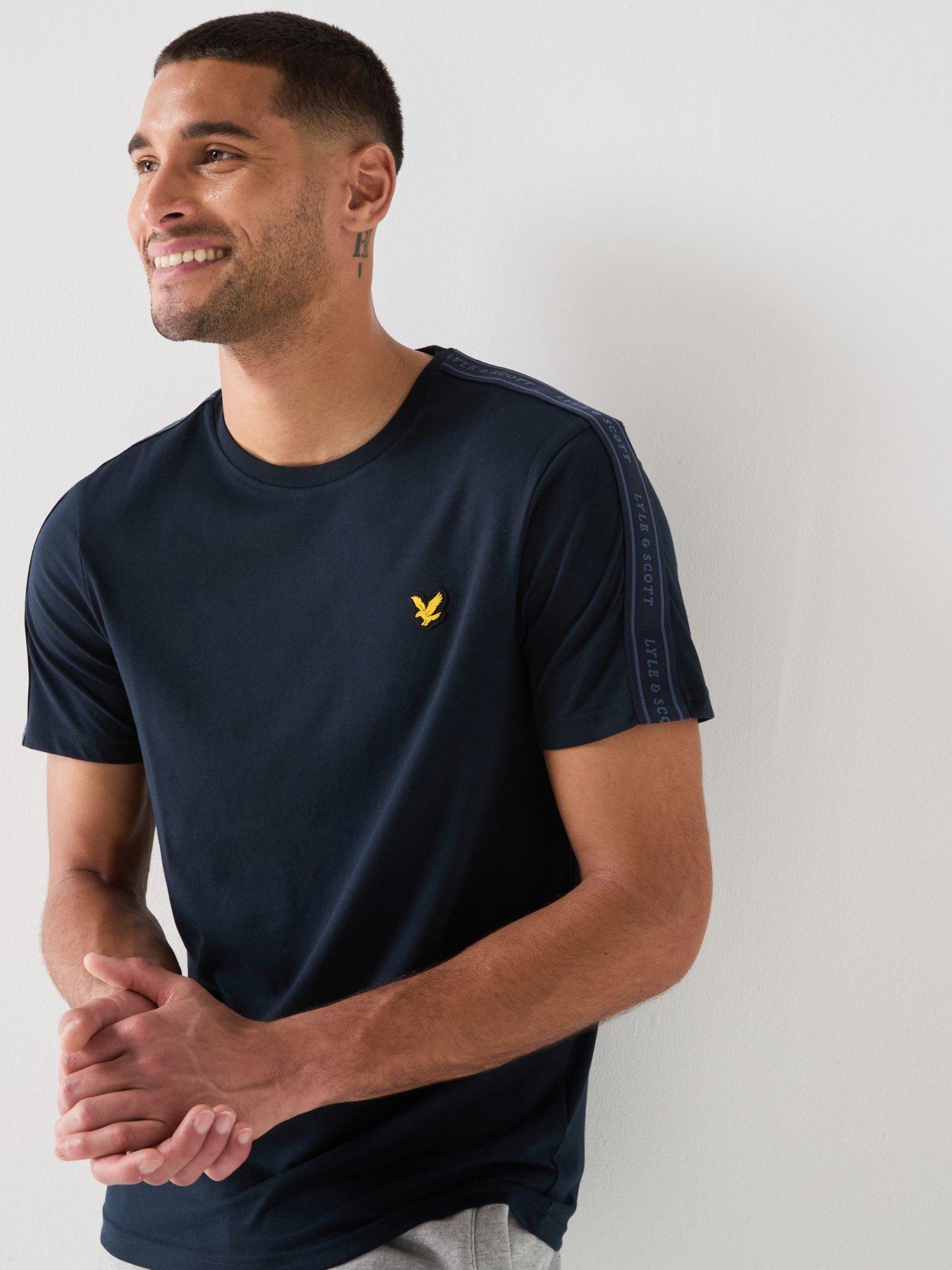 lyle-scott-sport-mens-embossed-tape-t-shirt-navy