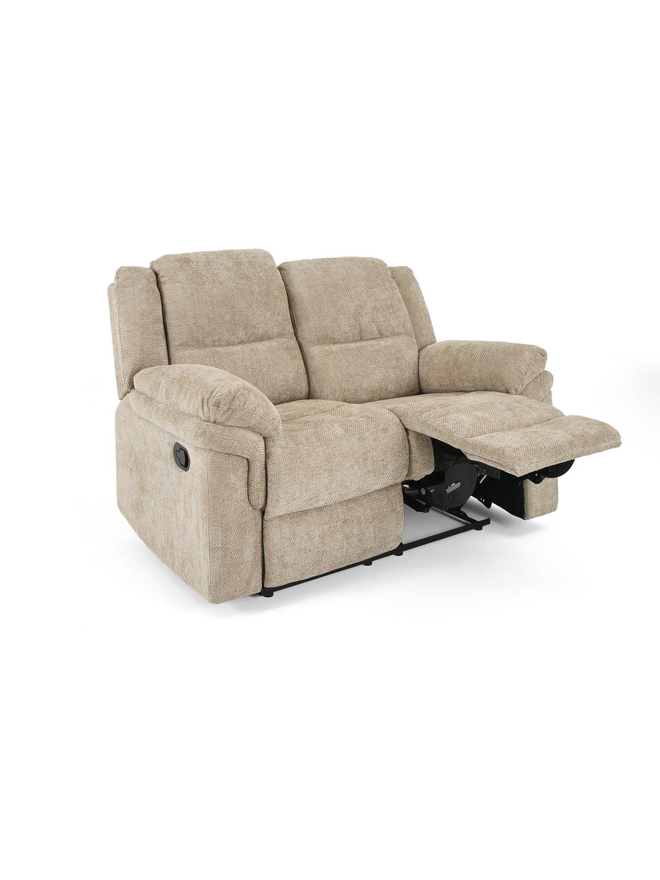 Image 5 of 7 of The Very Collection Albion Chunky Weave 2 Seater High Back Manual Recliner Sofa - FSC&reg; Certified
