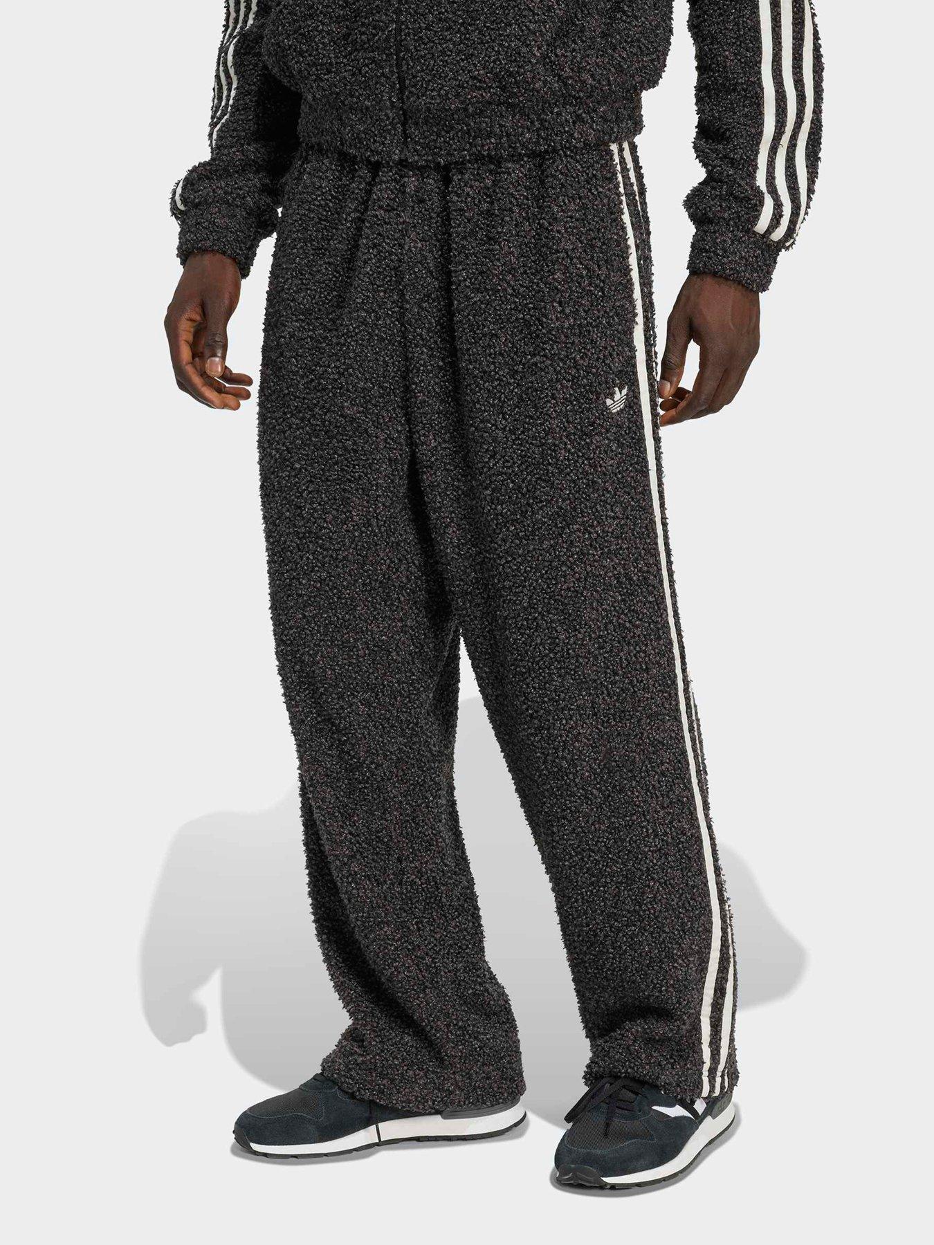adidas Originals Mens Boucle Fire Bird Tracksuit Pants - Black