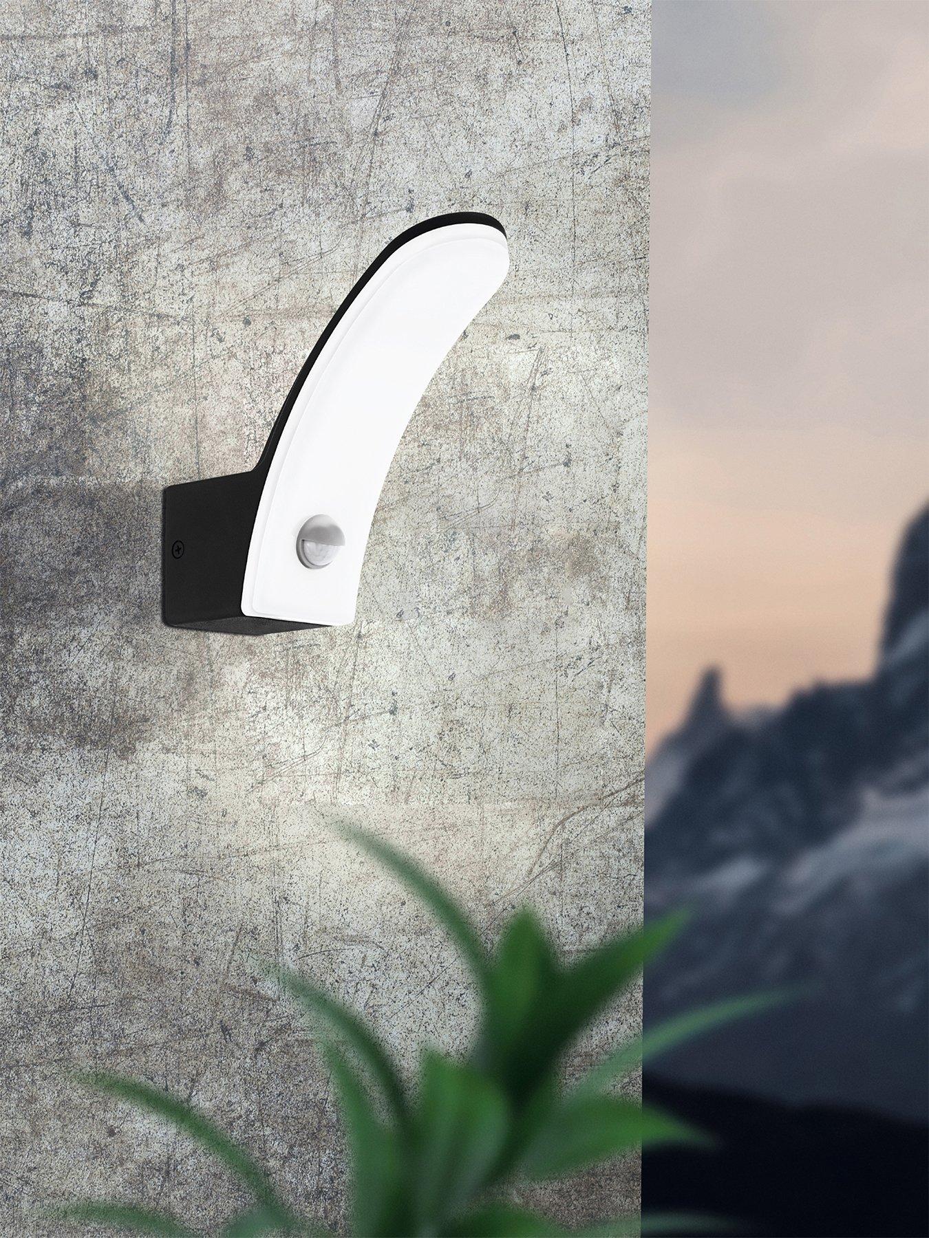 Image 1 of 5 of Eglo EGLO Fiumicino LED Aluminium/Plastic Outdoor Wall Light With Sensor