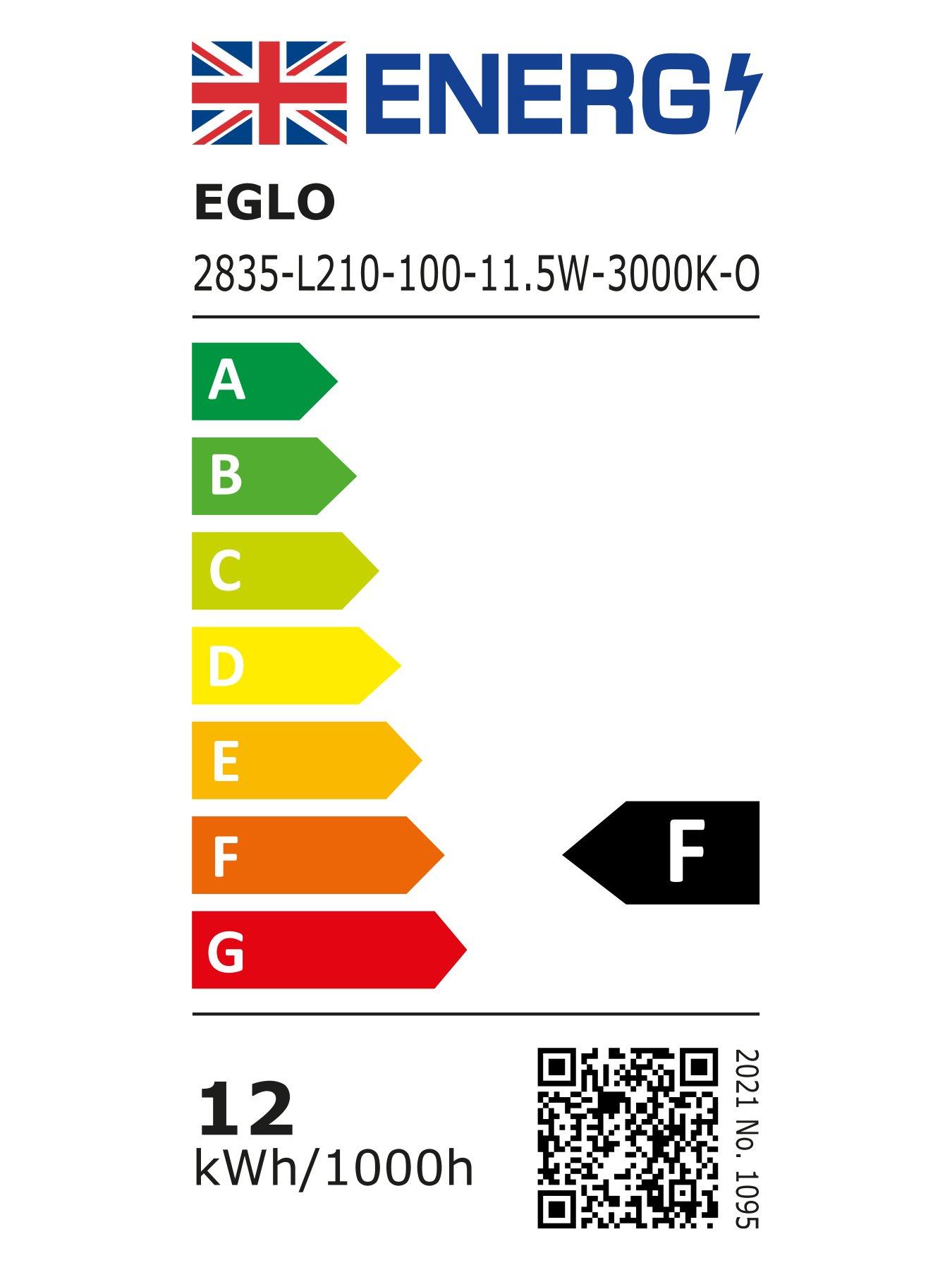 Image 5 of 5 of Eglo EGLO Fiumicino LED Aluminium/Plastic Outdoor Wall Light With Sensor