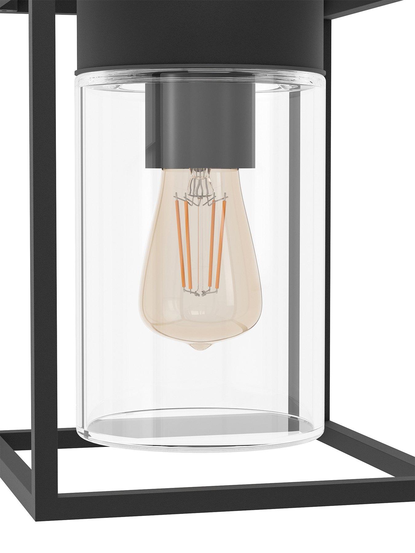 eglo-eglo-trecate-modern-lantern-style-black-clear-outdoor-wall-lightoutfit