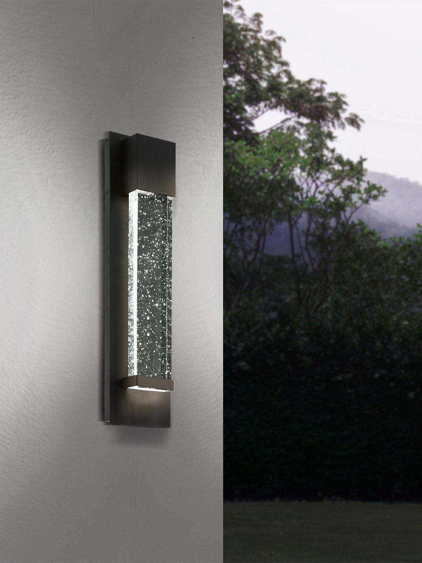 Eglo EGLO Villagrazia LED Exterior Glass Bubble effect Wall Light