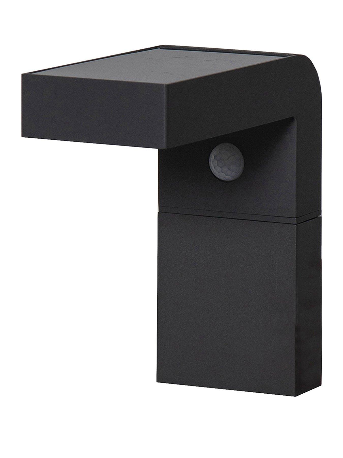 Image 2 of 5 of Eglo EGLO Baracconi LED Solar Black Aluminium Wall Light