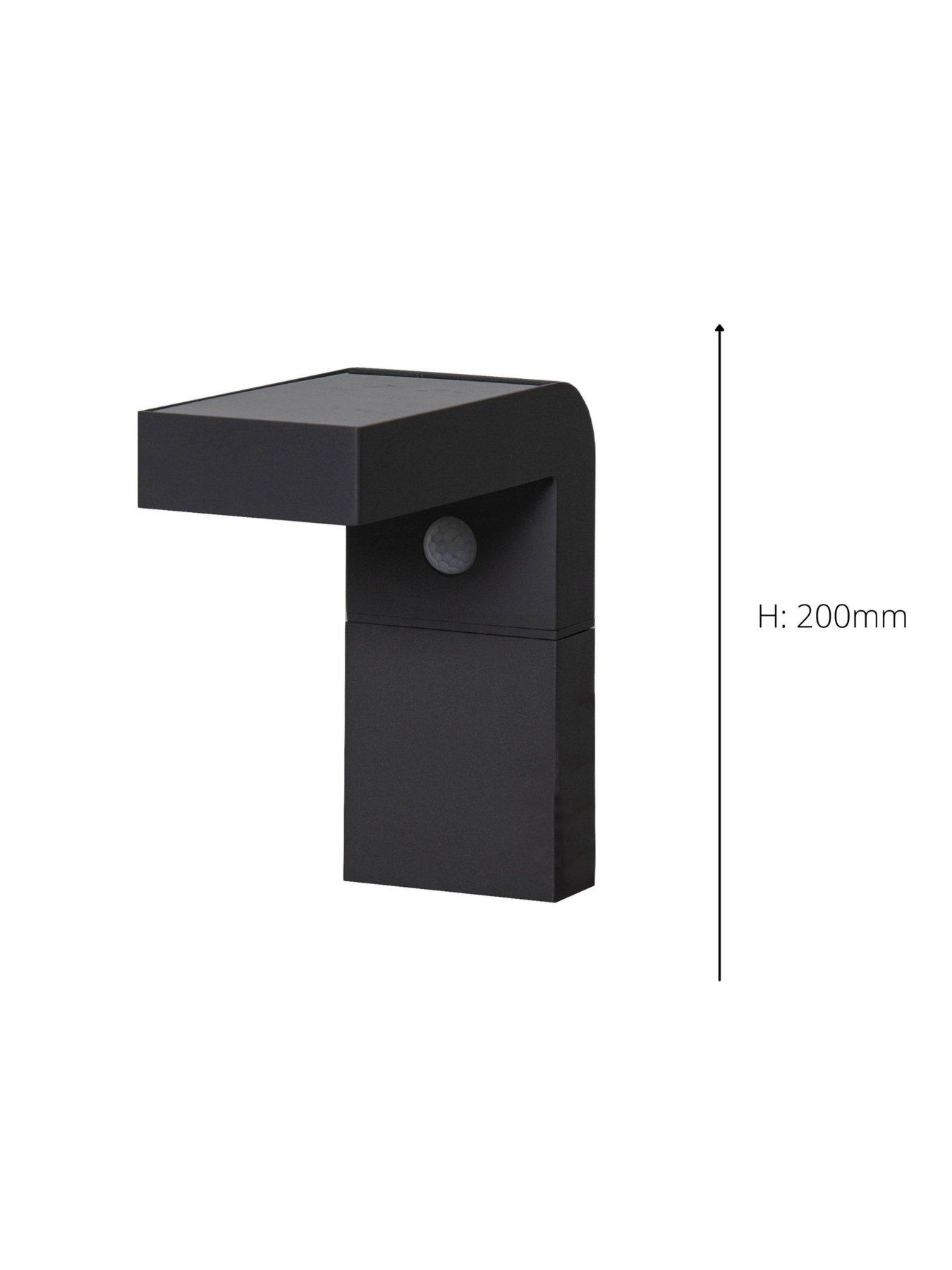 Image 5 of 5 of Eglo EGLO Baracconi LED Solar Black Aluminium Wall Light