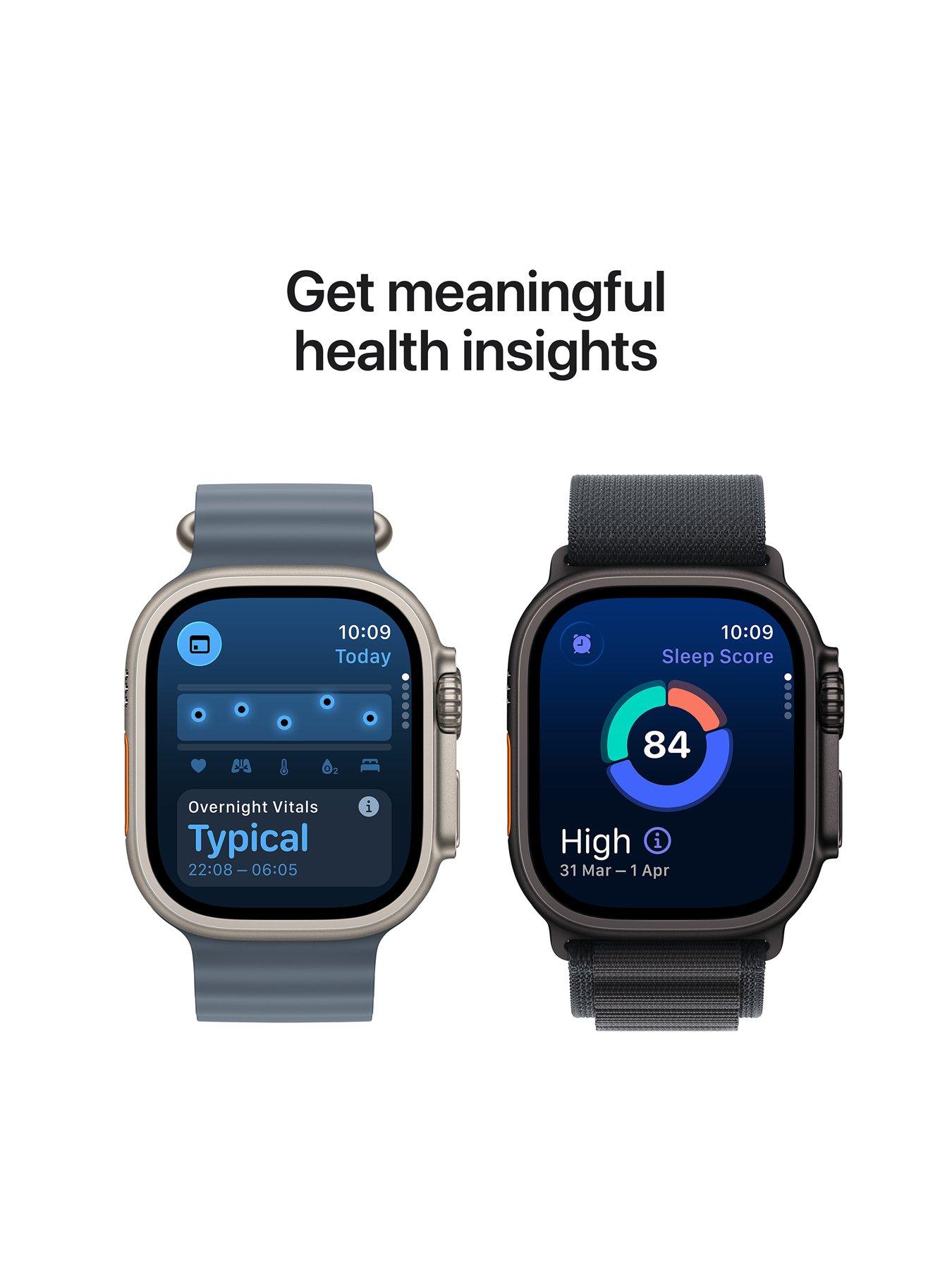 Image 7 of 7 of Apple Watch Ultra 3 (GPS + Cellular, 2025) 49mm&nbsp;Black Titanium Case with Black Alpine Loop - Small