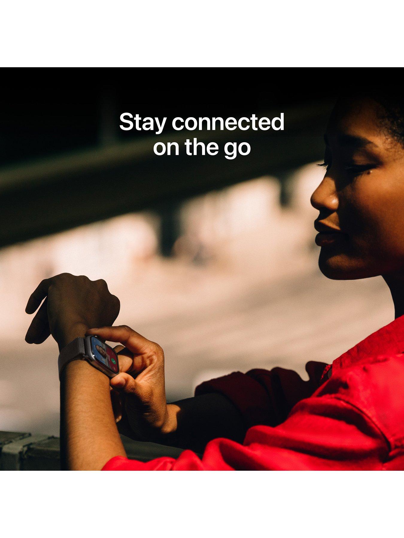 Image 6 of 8 of Apple Watch Series 11 (GPS + Cellular, 2025) 42mm&nbsp;Jet Black Aluminium Case with Black Sport Band - M/L