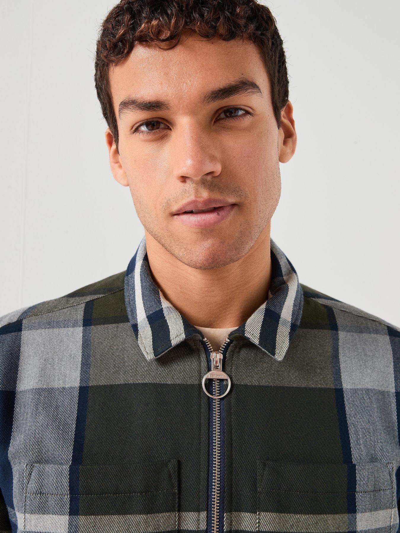 barbour-lannich-tartan-twill-overshirt-navydetail