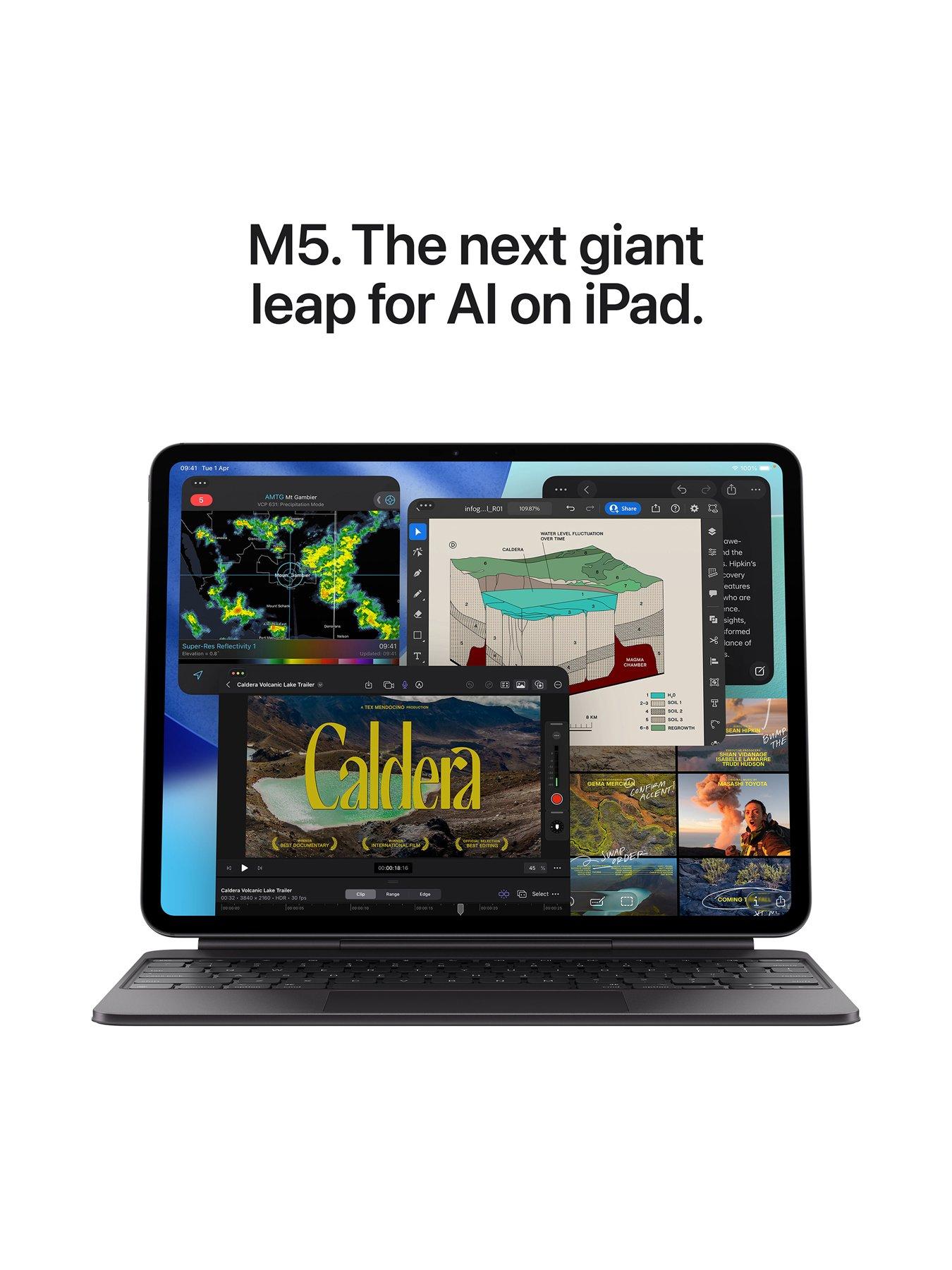 Image 4 of 7 of Apple iPad Pro (M5, 2025) 13-inch, Wi-Fi, 256GB with Standard Glass - Space Black