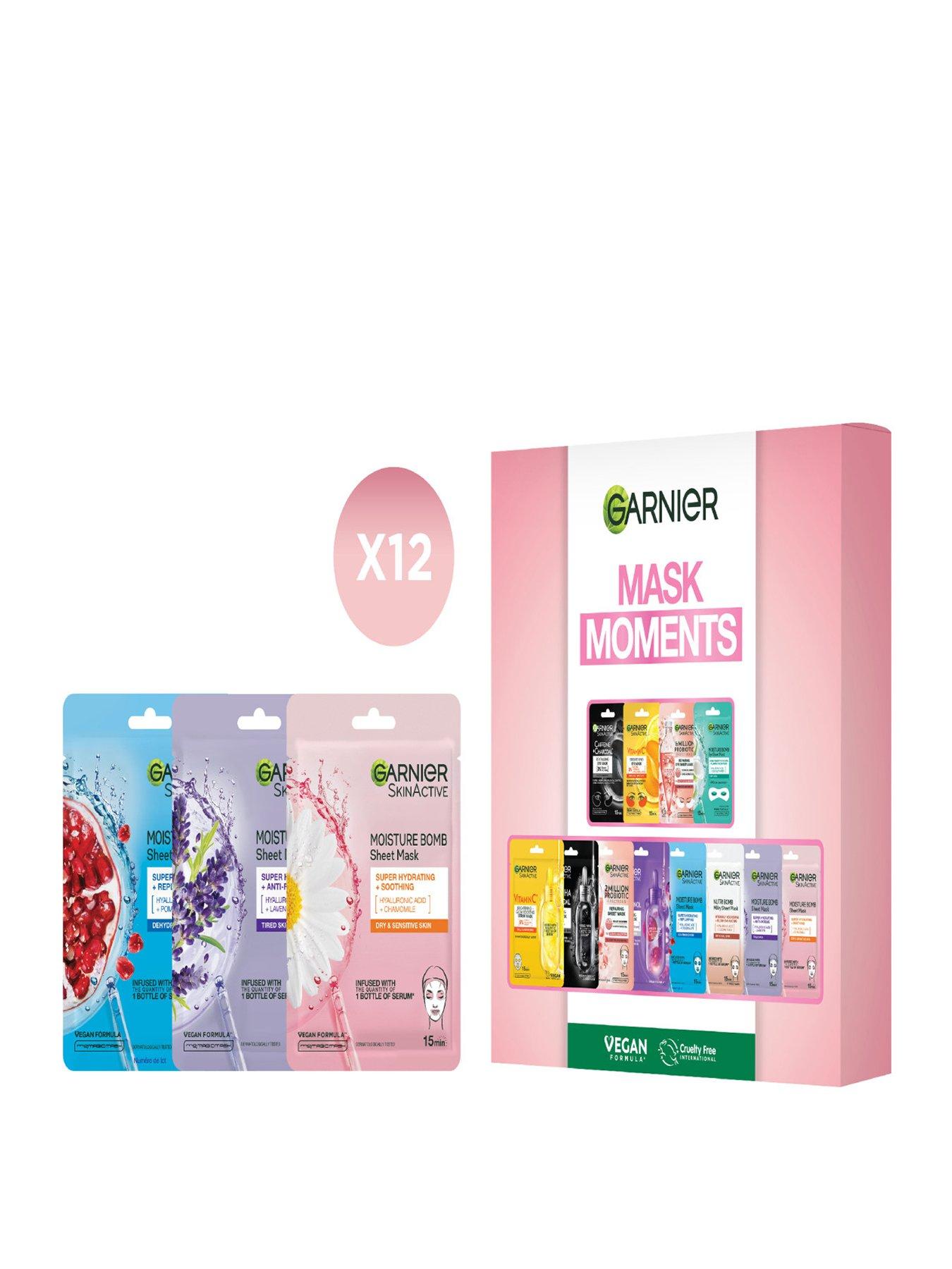 Garnier Mask Moments Collection with 12 essential masks